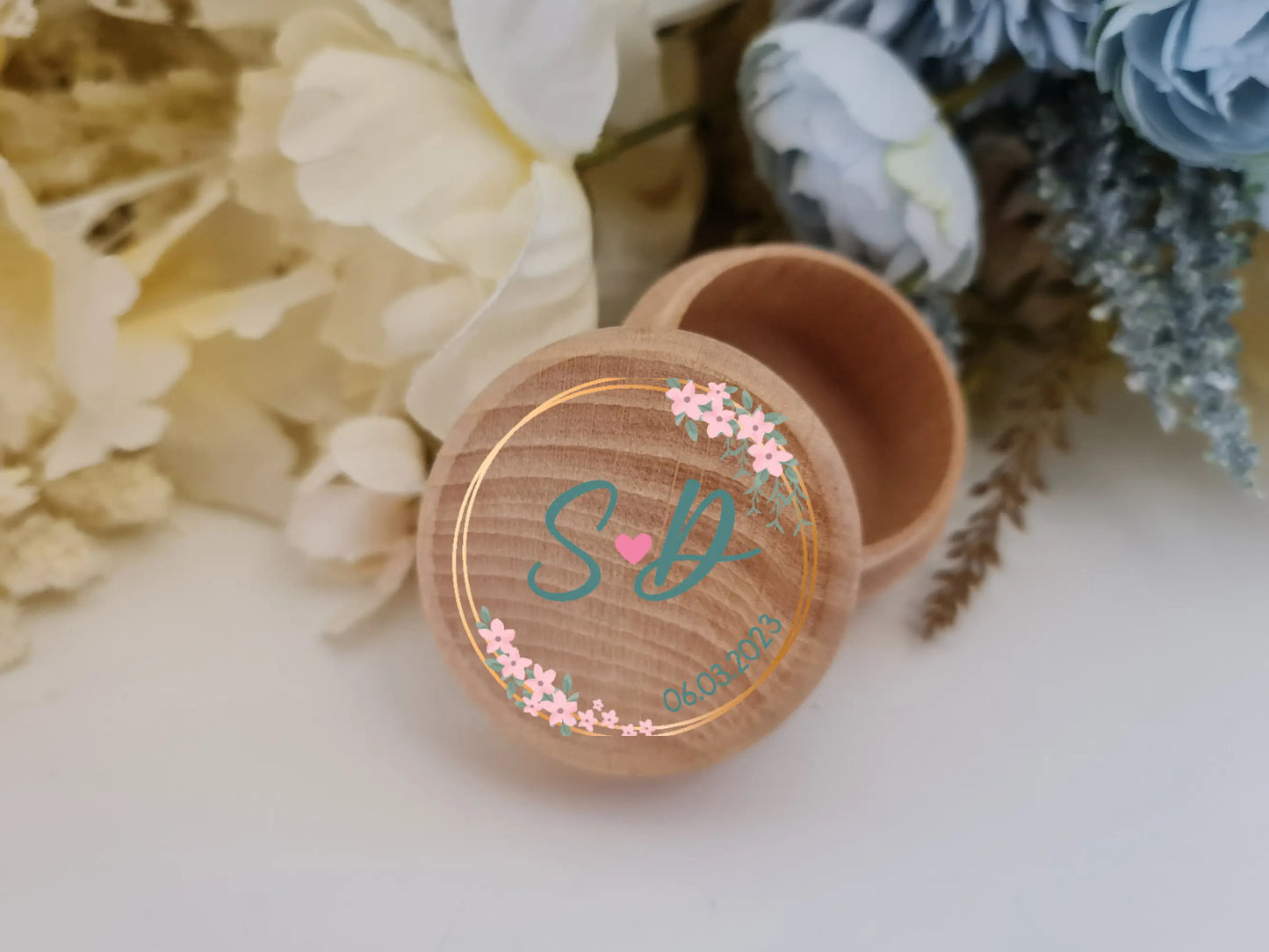 Proposal Ring Box – Custom Printed with Names or Dates Evermore Gifts & Favours