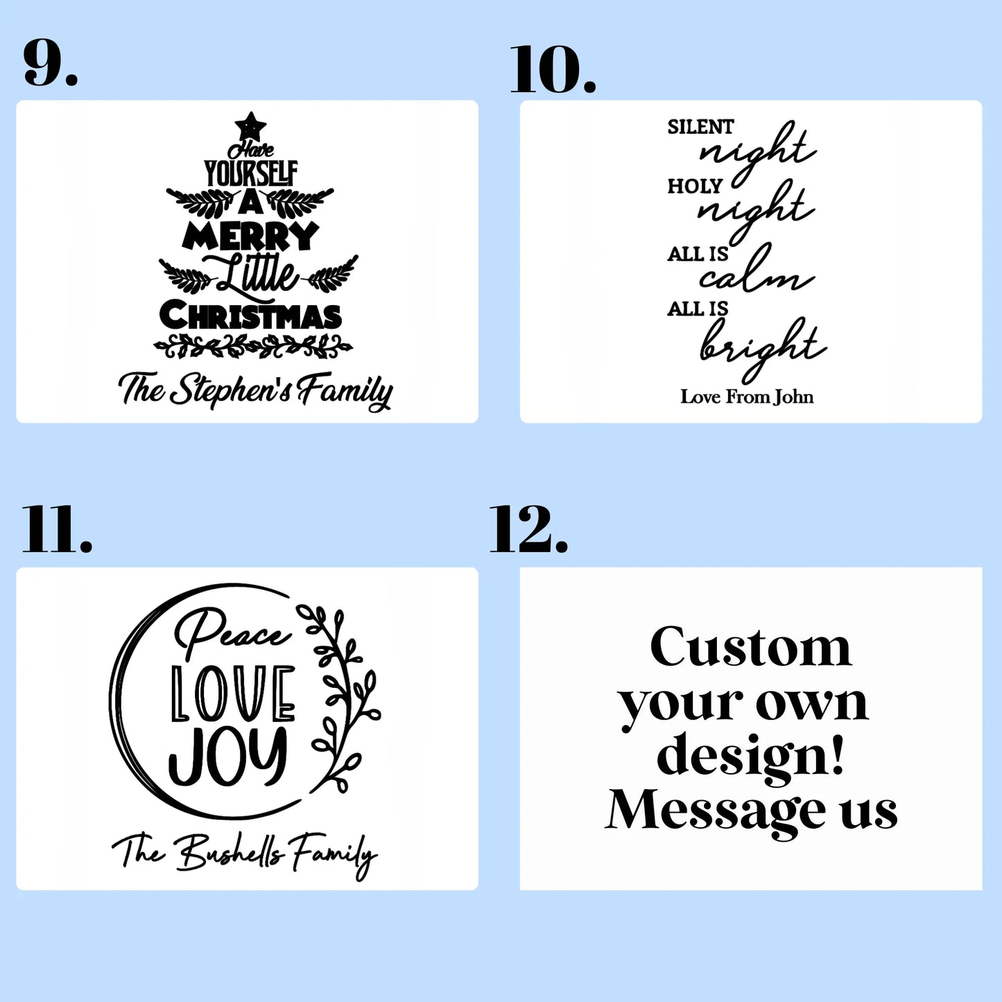 Personalised Christmas Serving Board – Custom Timber Gift for the Holidays Evermore Gifts & Favours