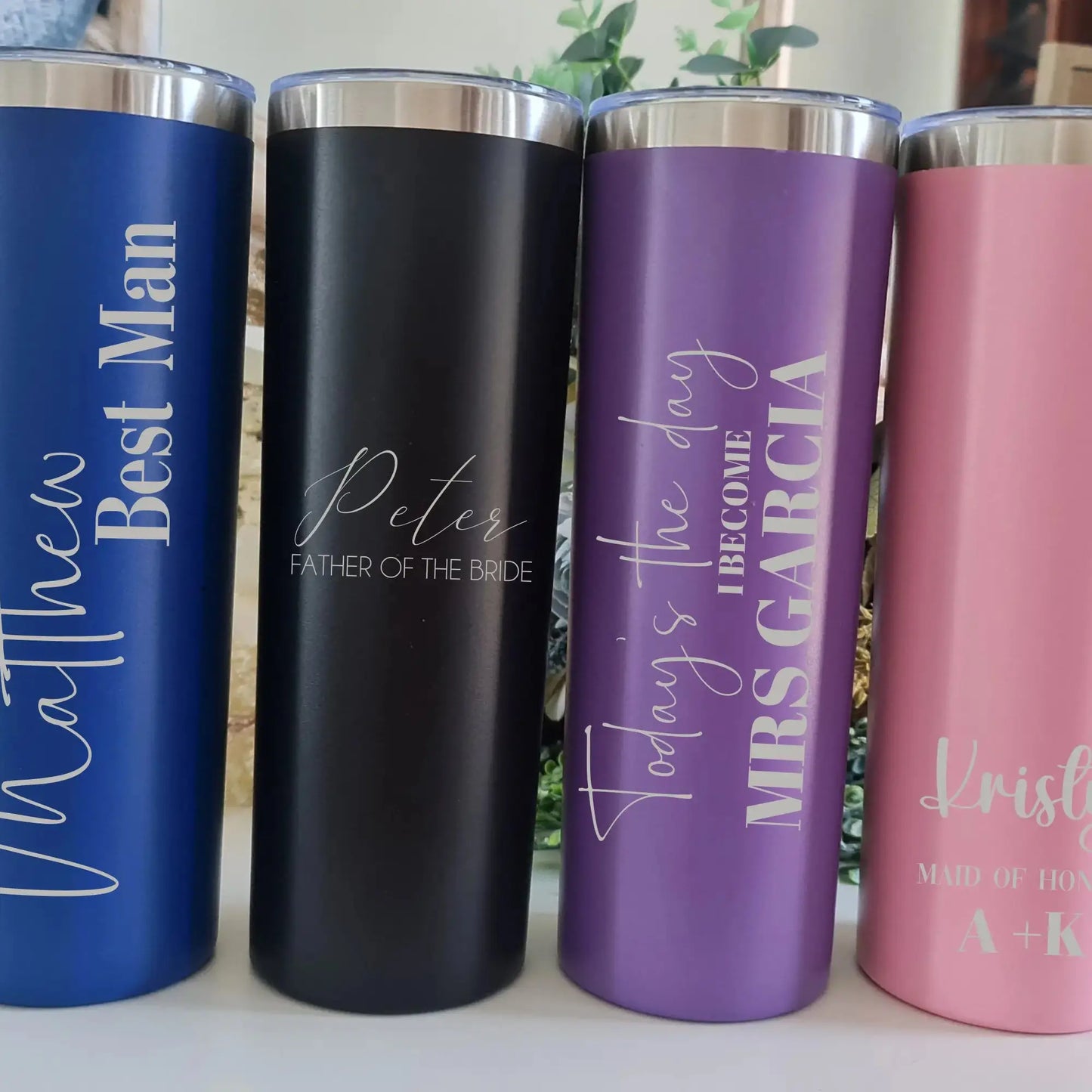 Slim Drink Bottle 500ml | Tall Reusable Water Bottle Evermore Gifts & Favours