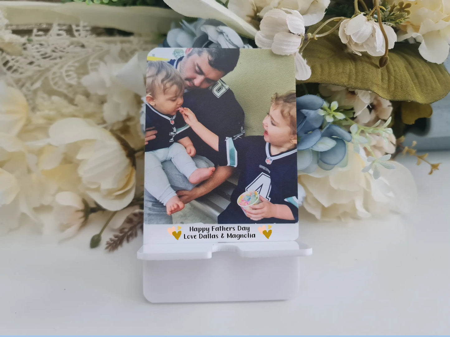 Personalised Laser Cut & UV Printed DIY Phone Holder Evermore Gifts & Favours