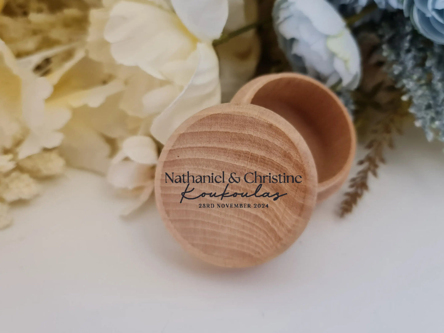 His & Hers Ring Box – Personalised for Couples and Special Moments Evermore Gifts & Favours