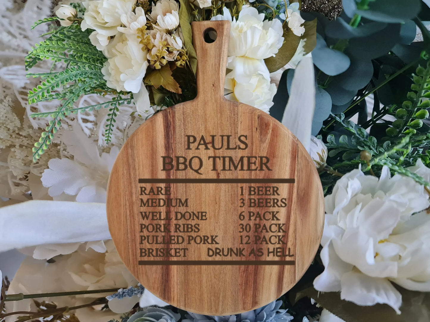 Personalised Laser Etched Serving Boards Evermore Gifts & Favours