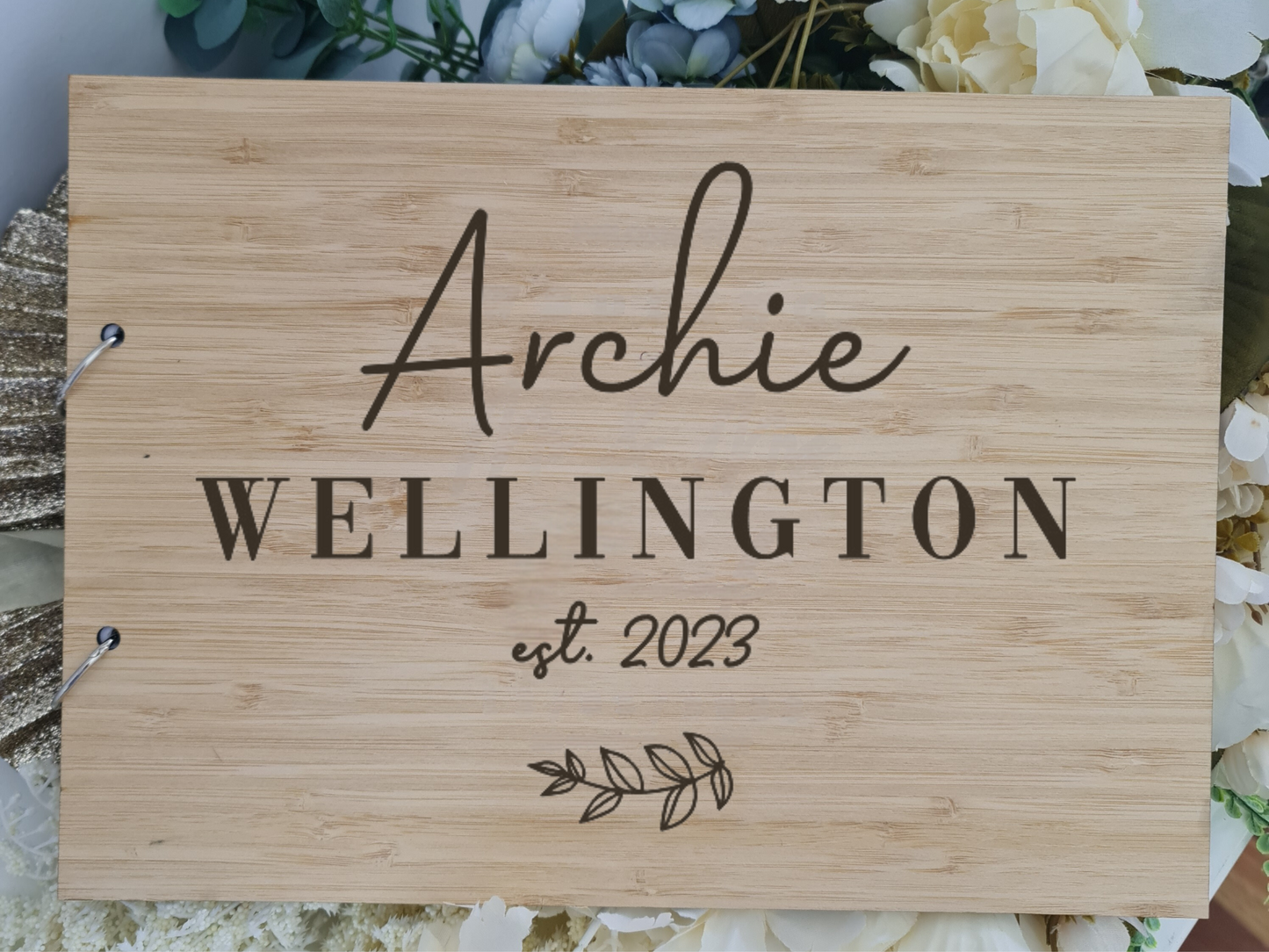 Baby Milestone Book – Personalised Newborn Memory Album