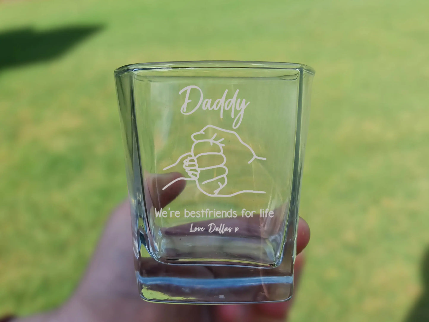 Custom Engraved Whisky Glass – Father’s Day Gift for Dad Evermore Gifts & Favours