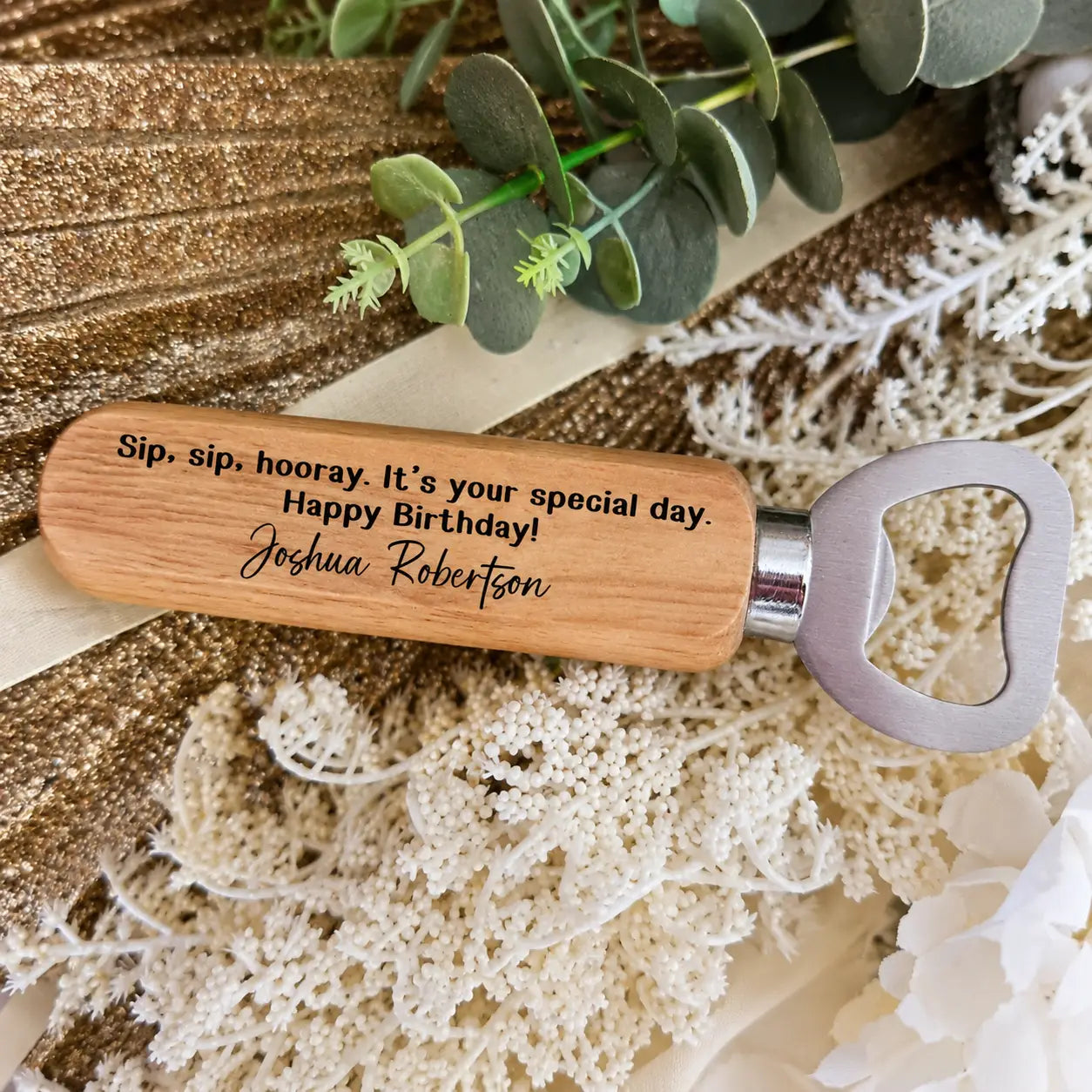 Custom Keyring Bottle Opener – Personalised Design