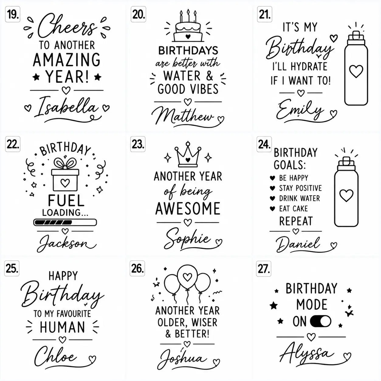 Custom Insulated Drink Bottle | Personalised 500ml Water Bottle