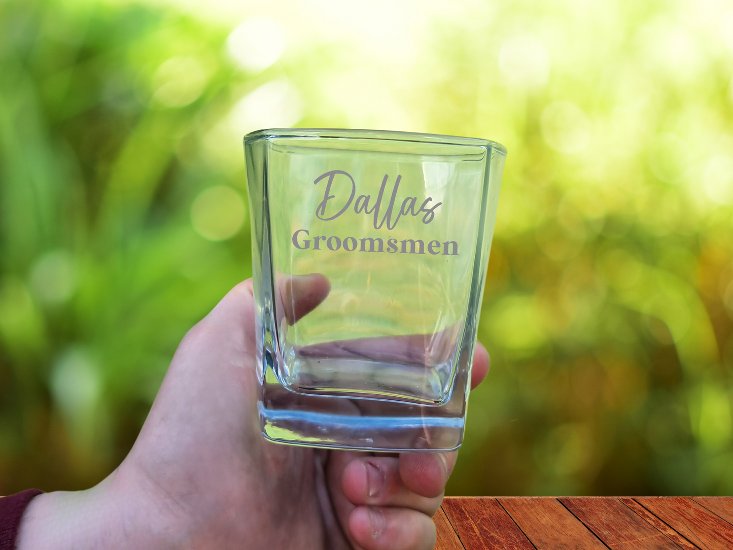 Personalised Scotch Glass – Custom Etched Whiskey Glass