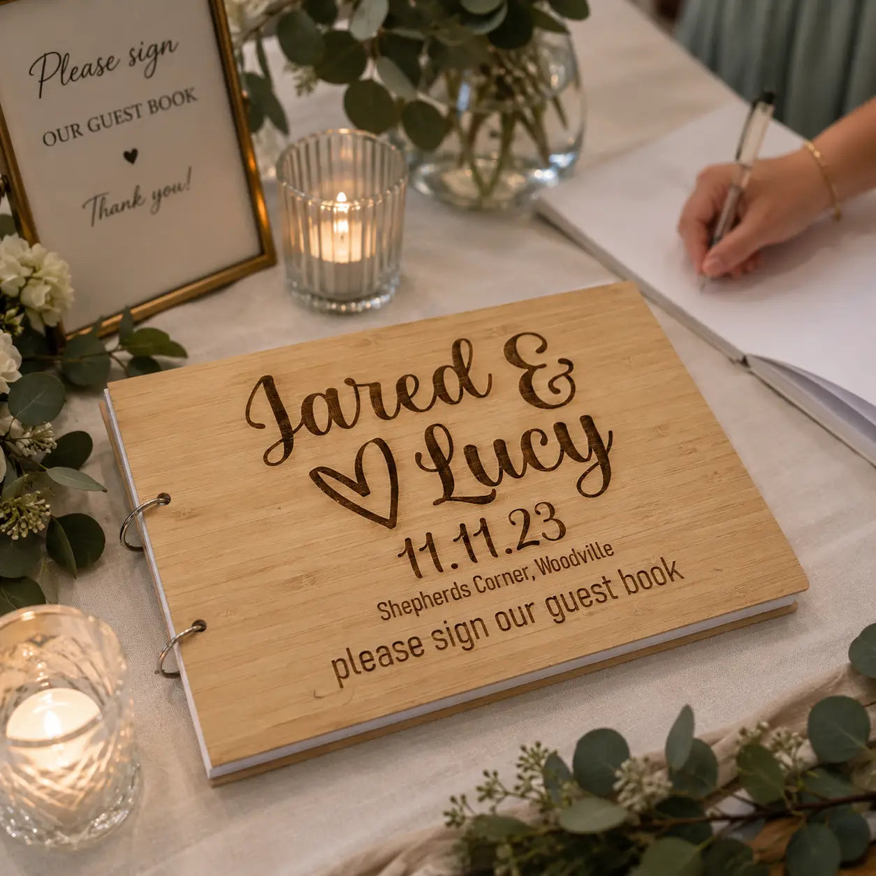 Custom Event Guest Book – Perfect for Weddings, Birthdays or Anniversaries