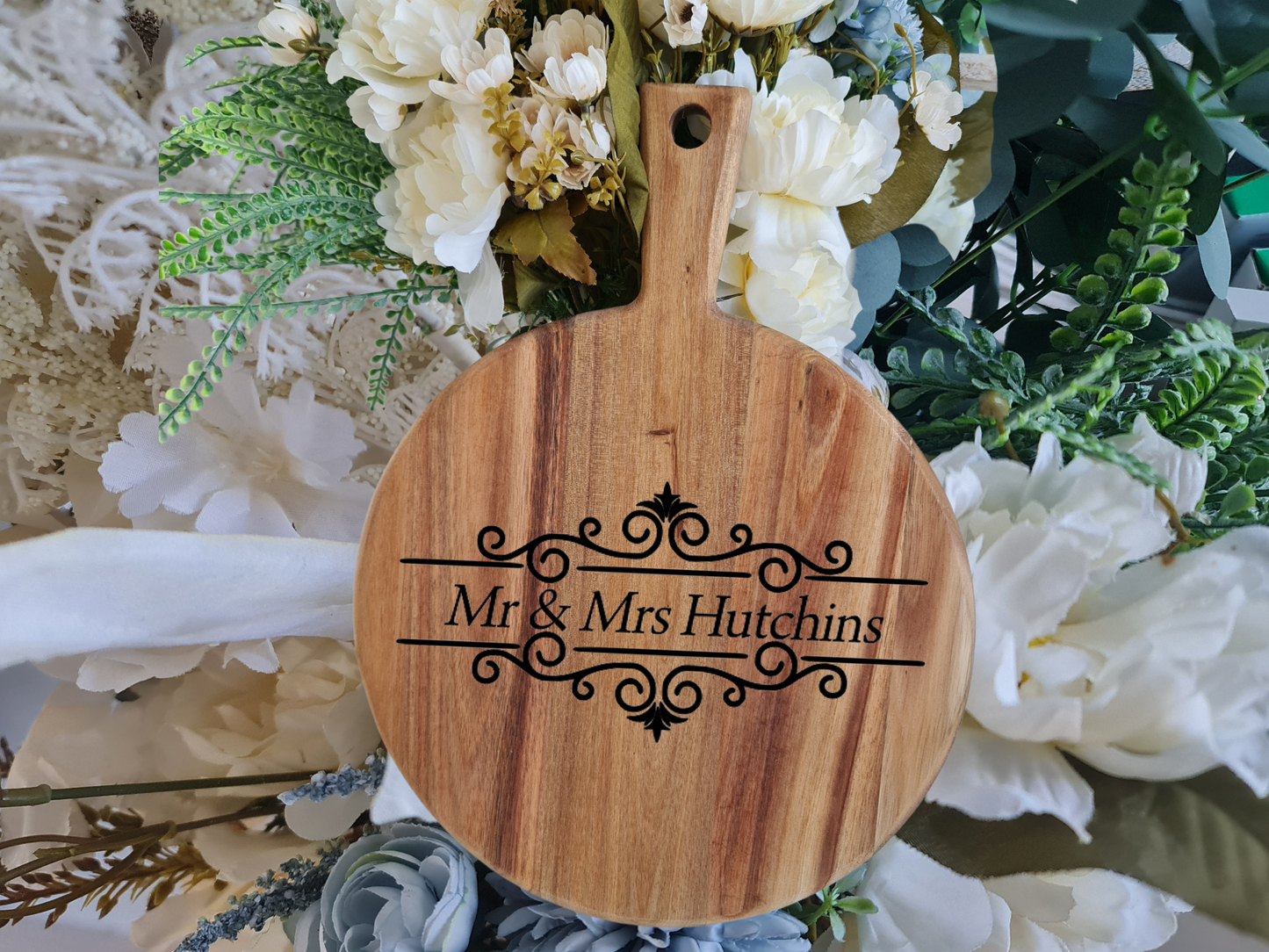 His & Hers Serving Board – Custom Wedding or Engagement Gift