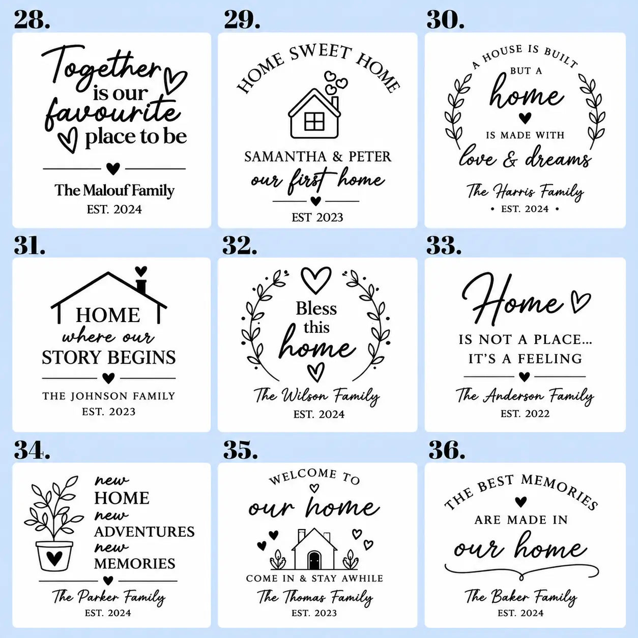 Engraved Serving Board gift Personalised | Home Gift & Housewarming Board