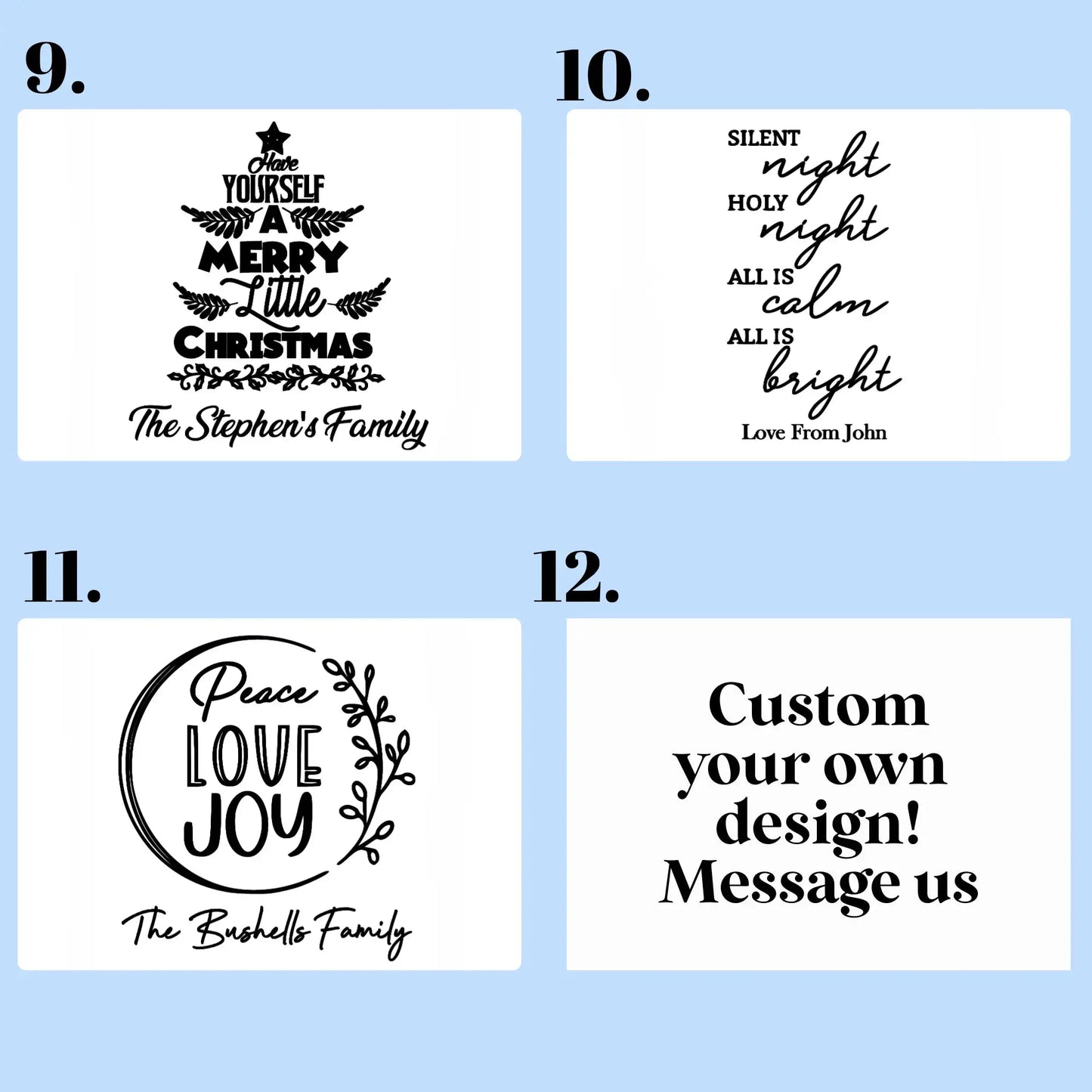 Personalised Christmas Serving Board Engraved | Custom Cheese Board Gift Evermore Gifts & Favours