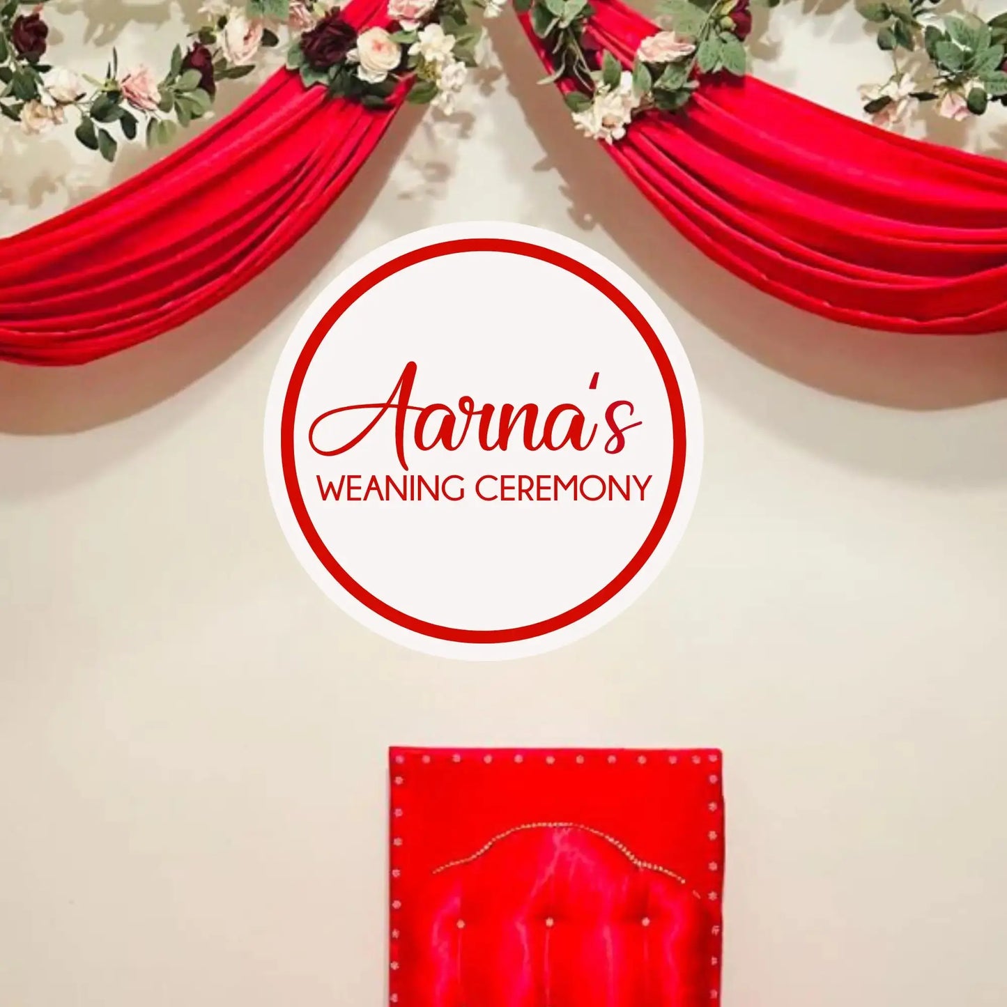 Weaning Ceremony Welcome Sign – Personalised Acrylic or Timber Sign for Baby’s First Food Celebration Evermore Gifts & Favours