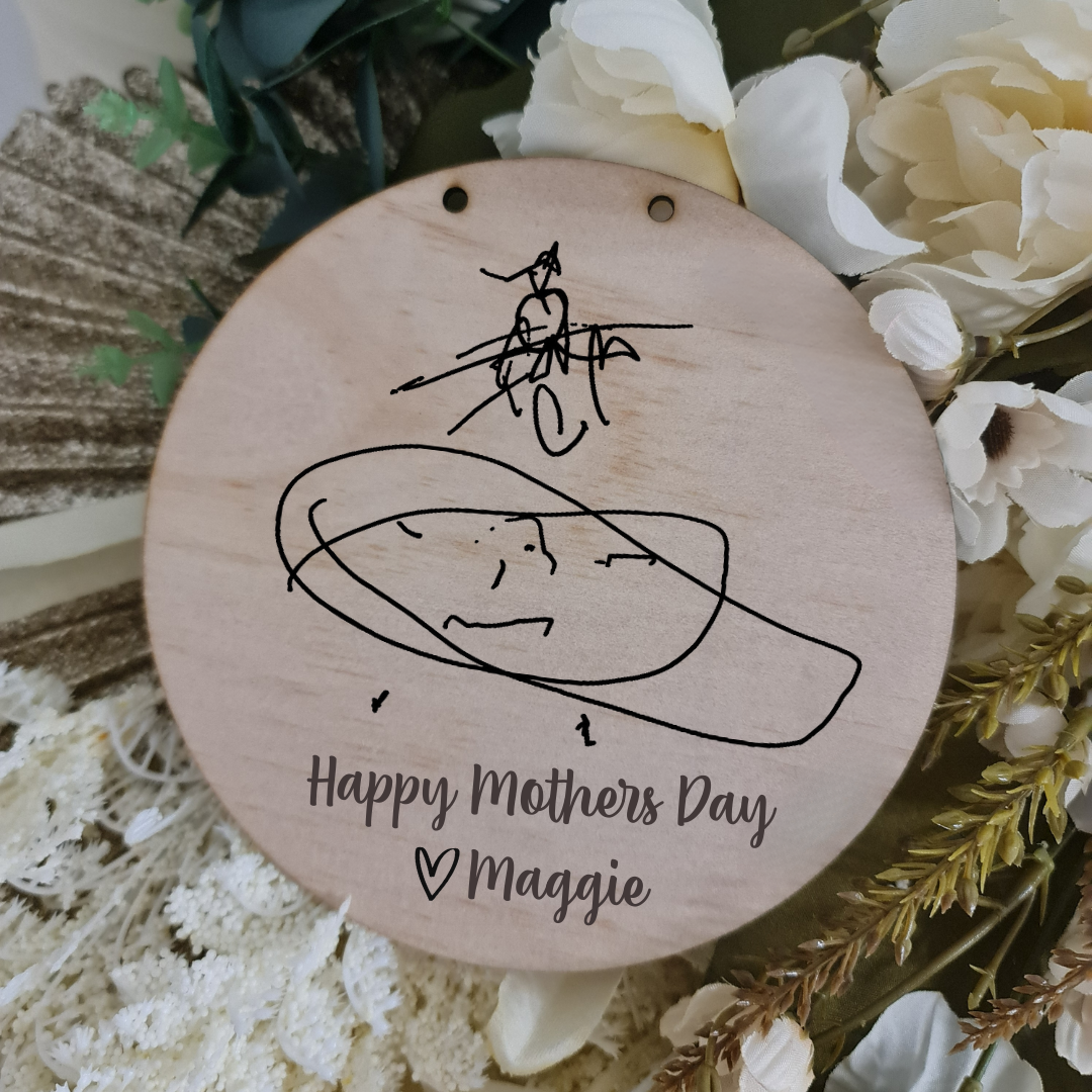 Personalised DIY Kids Drawing Plaques – A Creative Keepsake Made with Love