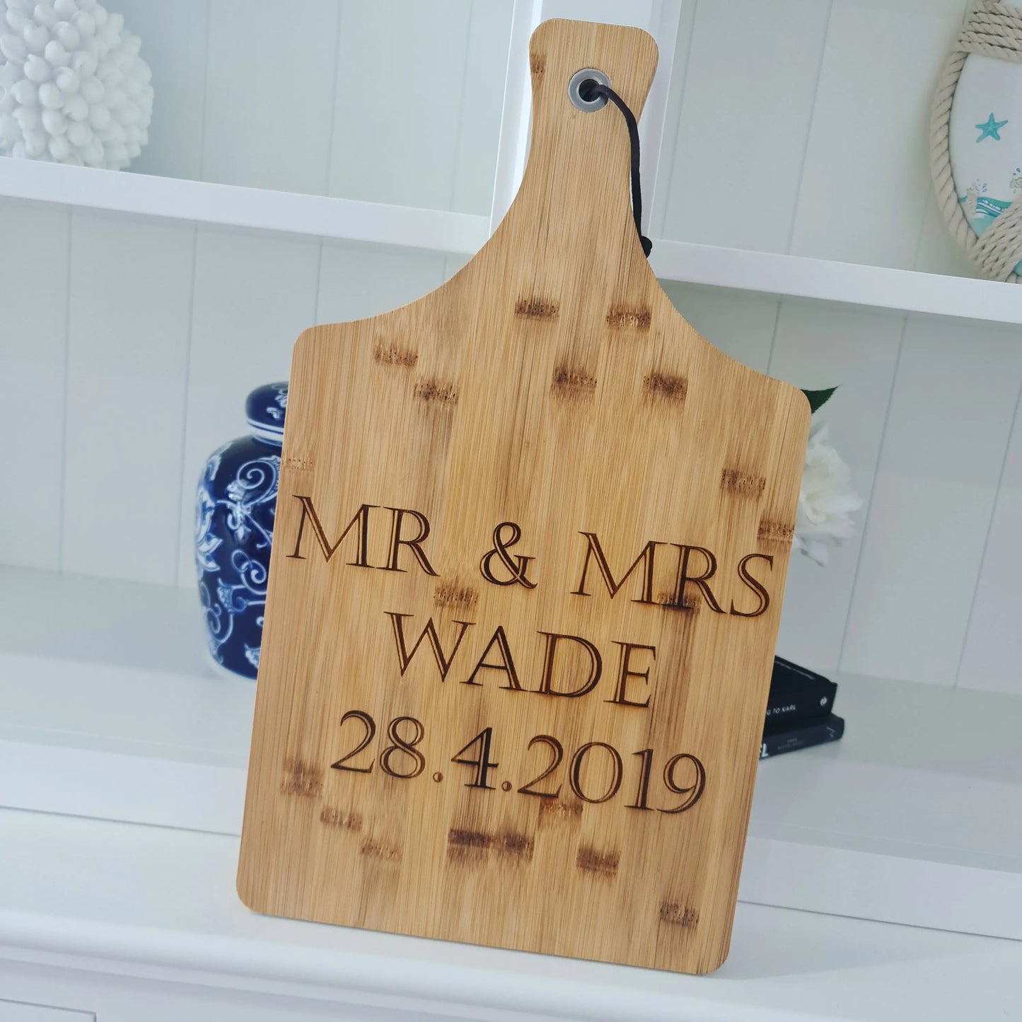 Wedding Gift Serving Board – Personalised with Names & Date Evermore Gifts & Favours