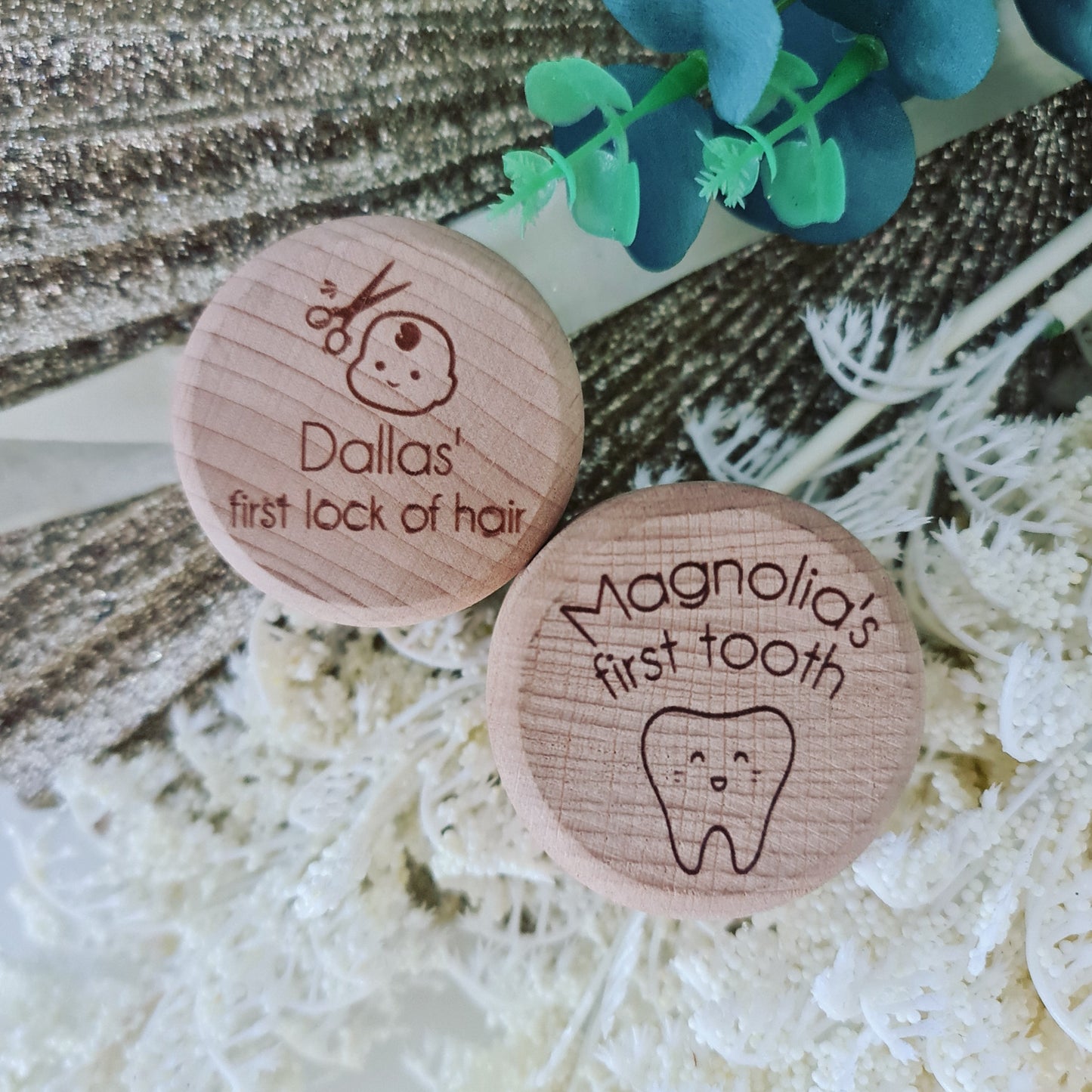 Personalised Baby Comb and Brush Set – Custom Newborn Gift