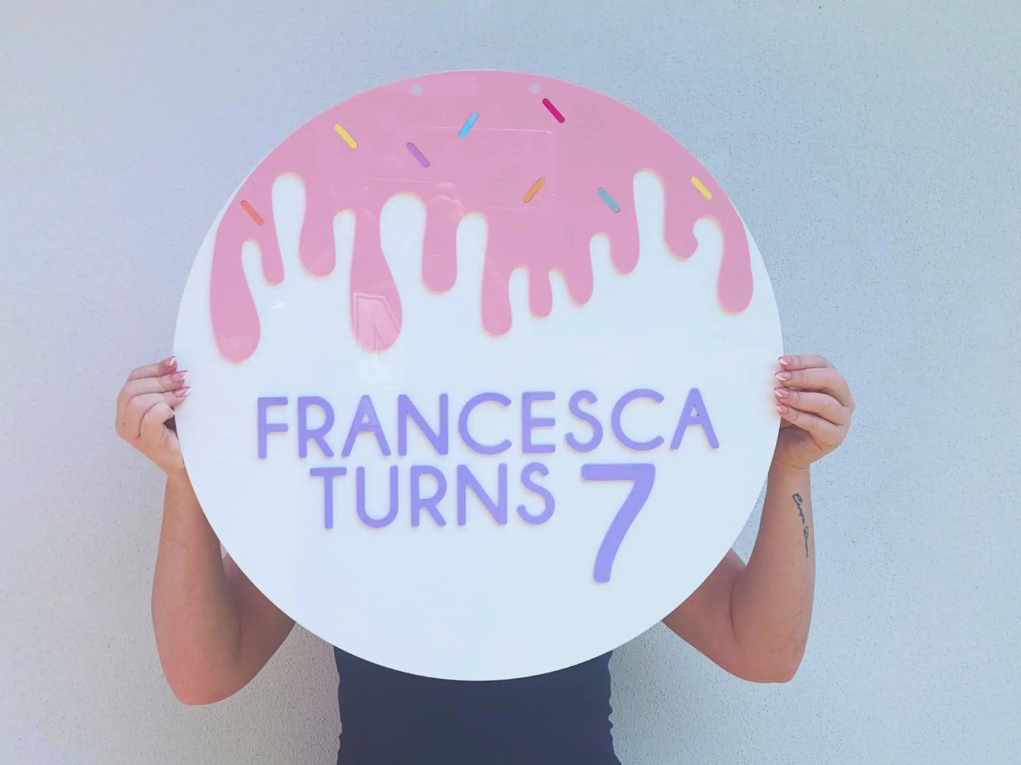 Kids Birthday Round Sign – Fun Custom Design for Any Theme Evermore Gifts & Favours