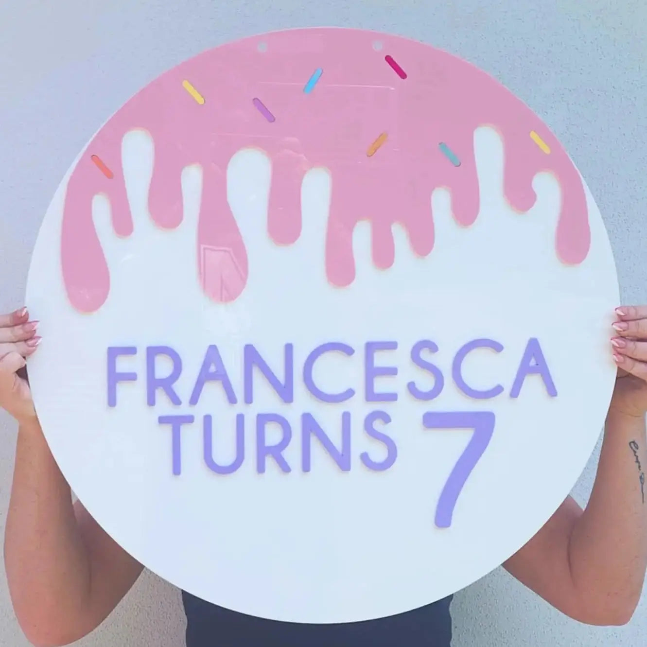 Kids Birthday Round Sign – Fun Custom Design for Any Theme Evermore Gifts & Favours