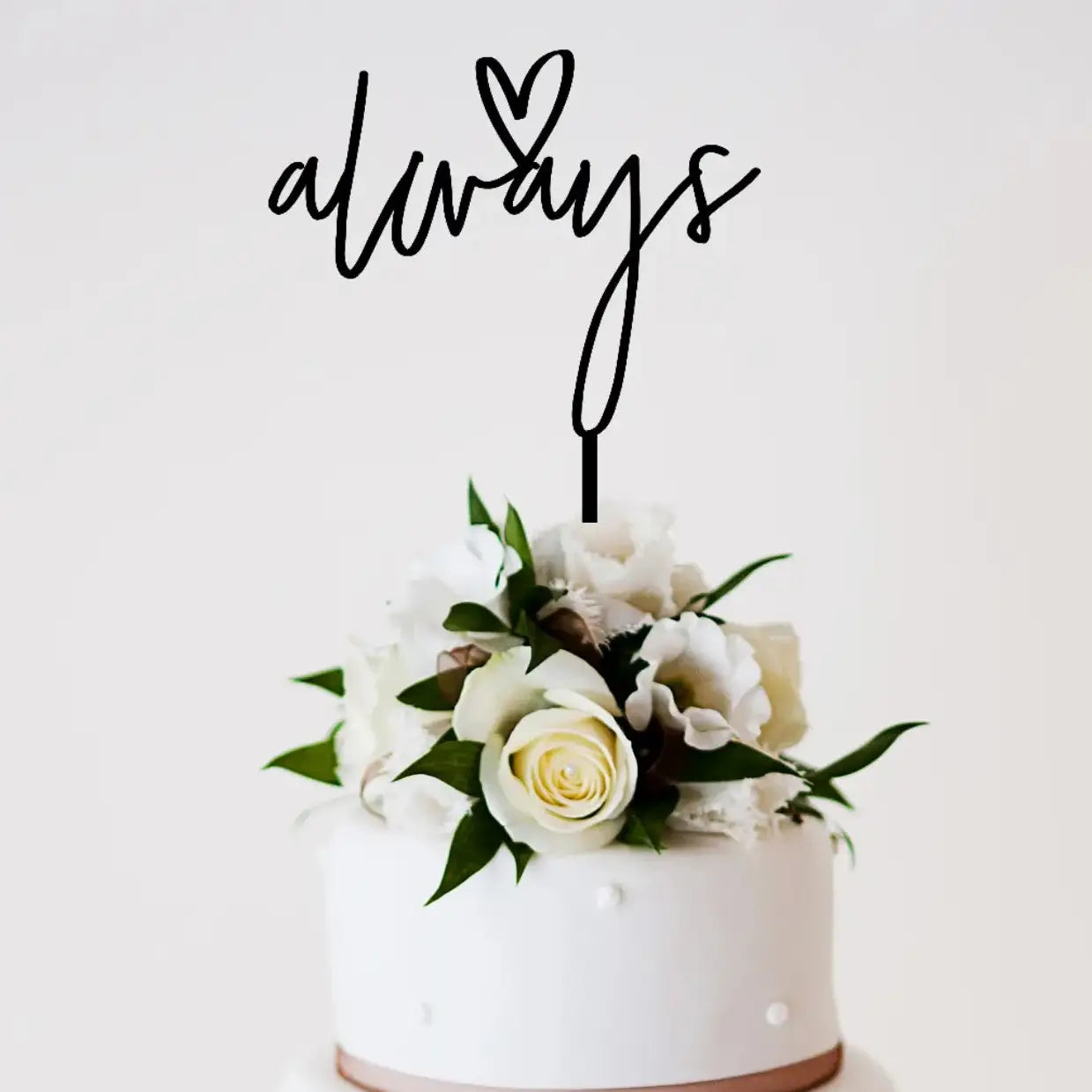 Love is Sweet Cake Topper – Acrylic Wedding Decoration Evermore Gifts & Favours