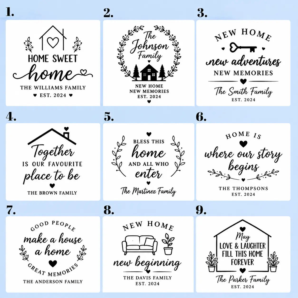 Engraved Serving Board gift Personalised | Home Gift & Housewarming Board