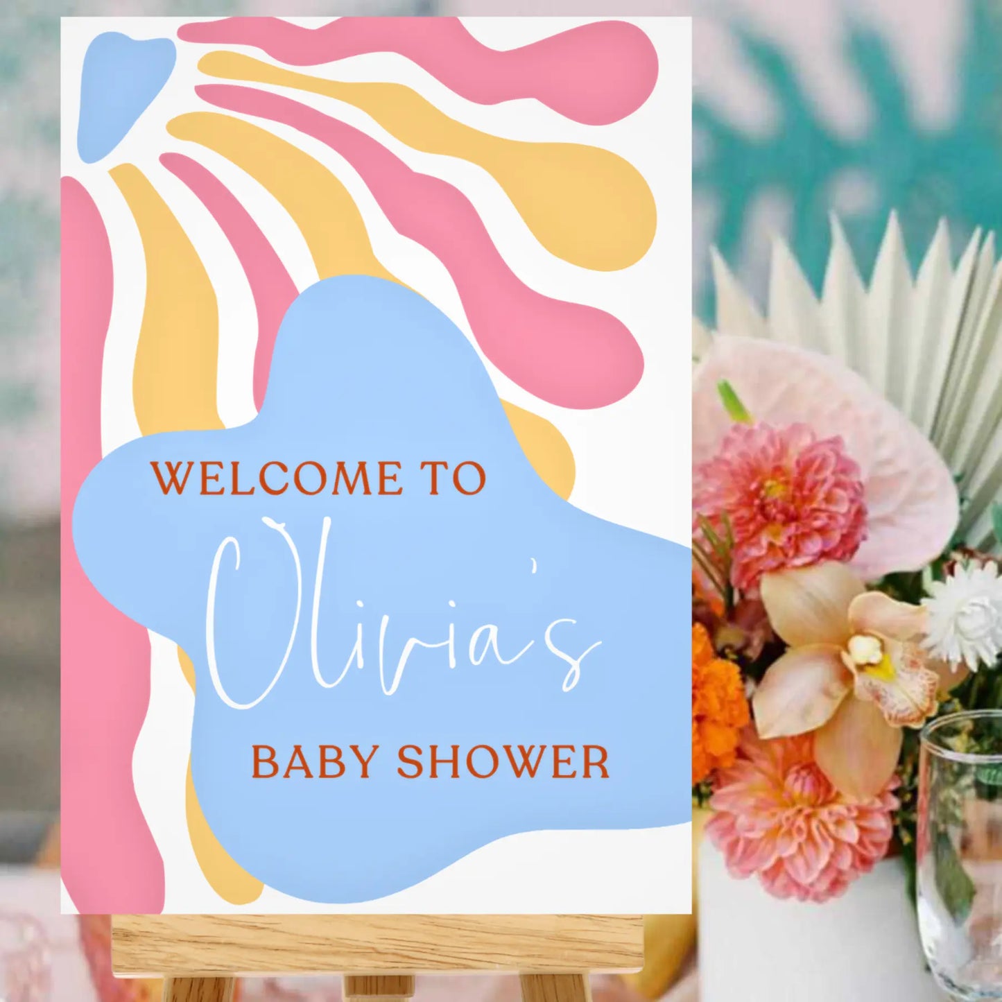 Custom Baby Shower Sign Board – UV Printed Acrylic with Your Design Evermore Gifts & Favours