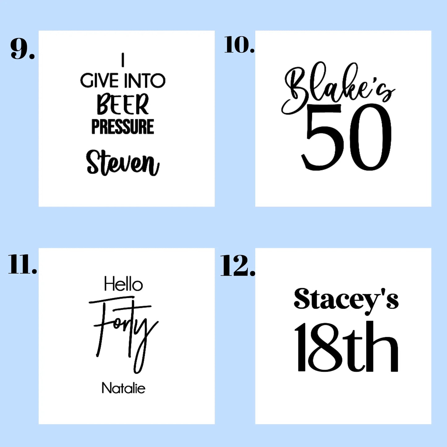 Personalised Stubby Cooler – Custom Printed Drink Holder Evermore Gifts & Favours