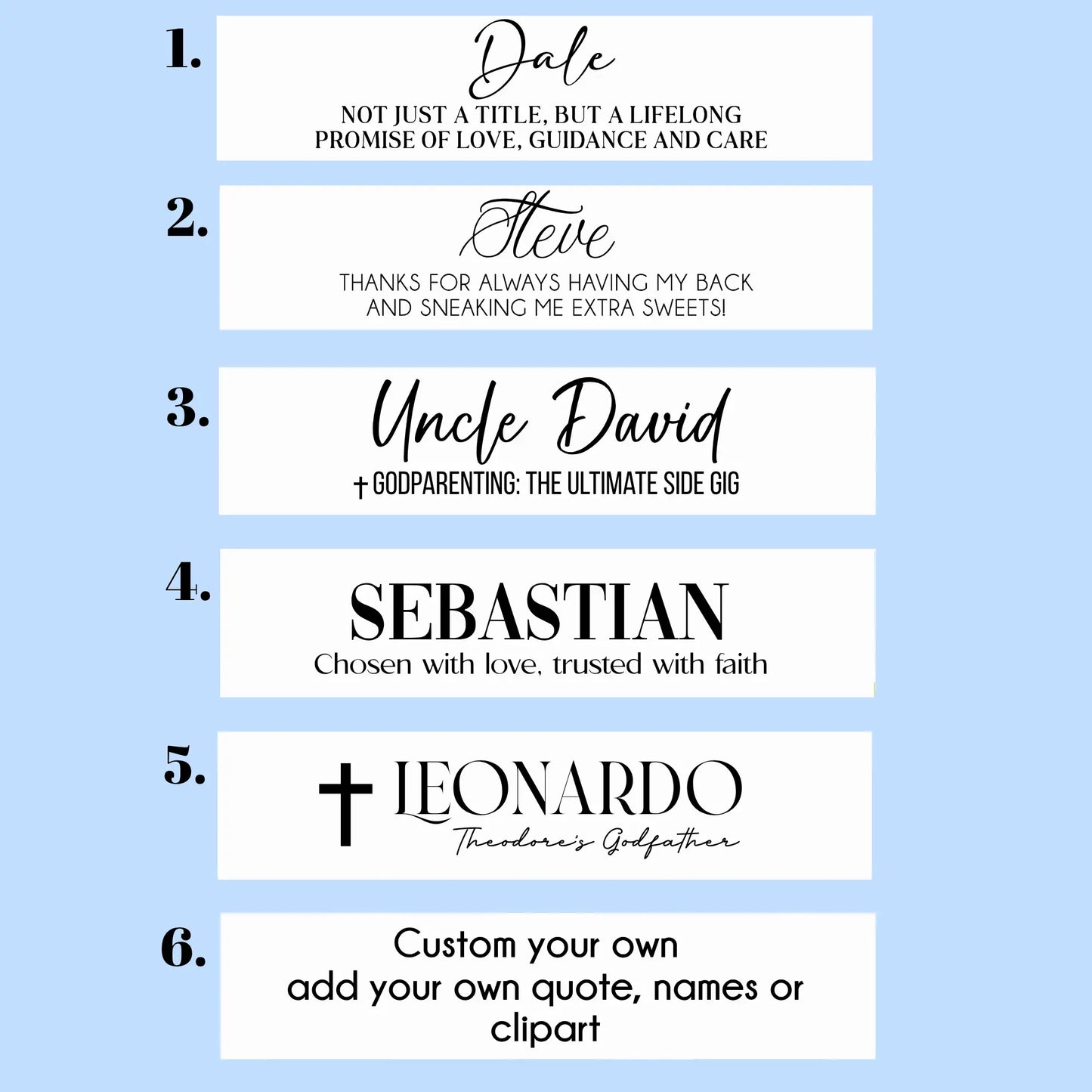 Personalised Godparent Bottle Opener Evermore Gifts & Favours