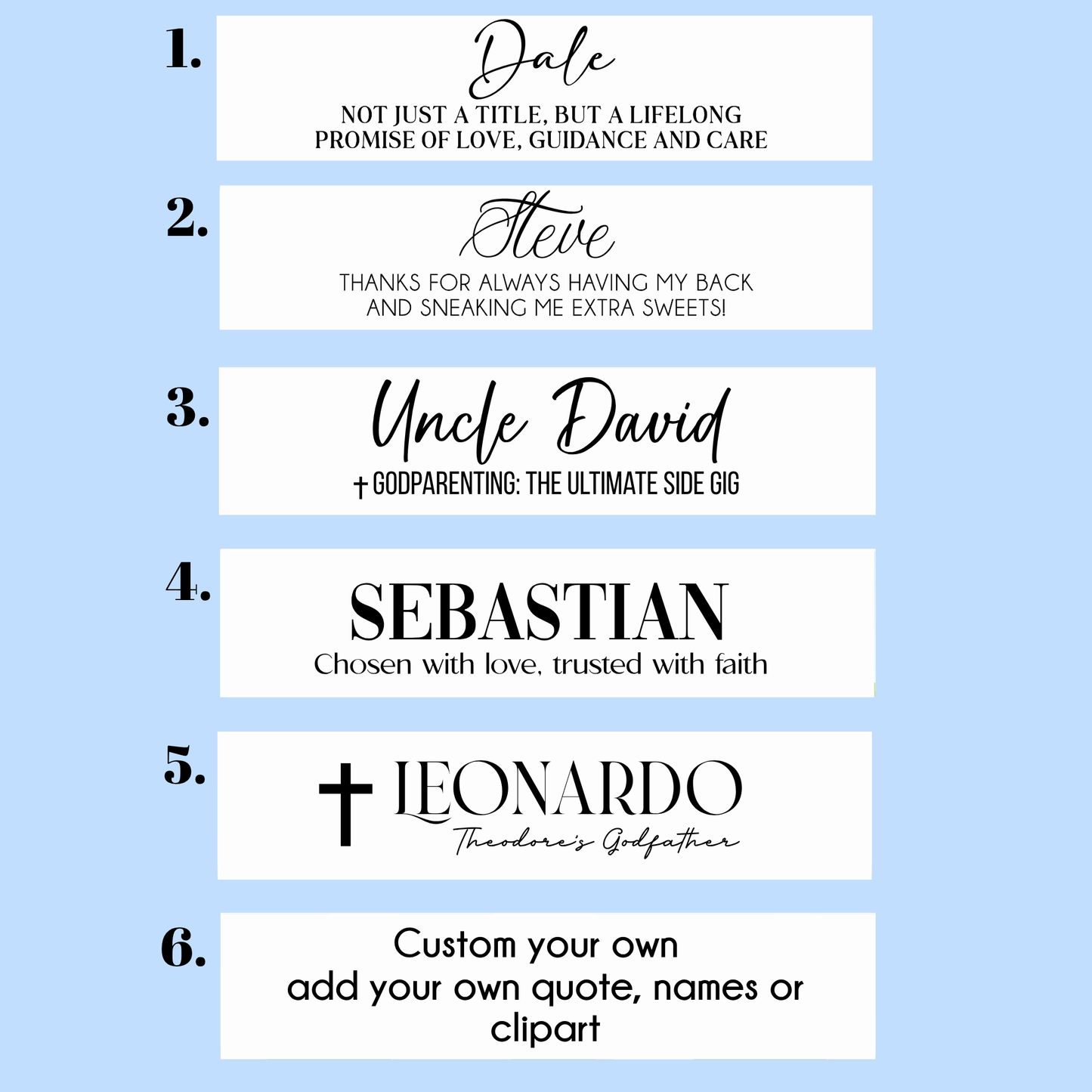 Personalised Godparent Bottle Opener