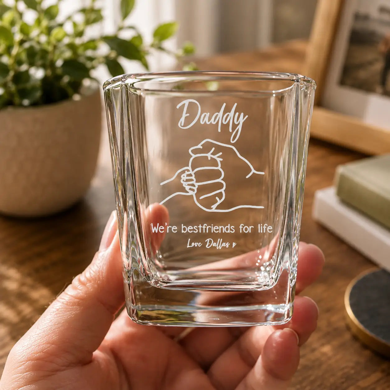 Custom Engraved Whisky Glass – Father’s Day Gift for Dad Evermore Gifts & Favours