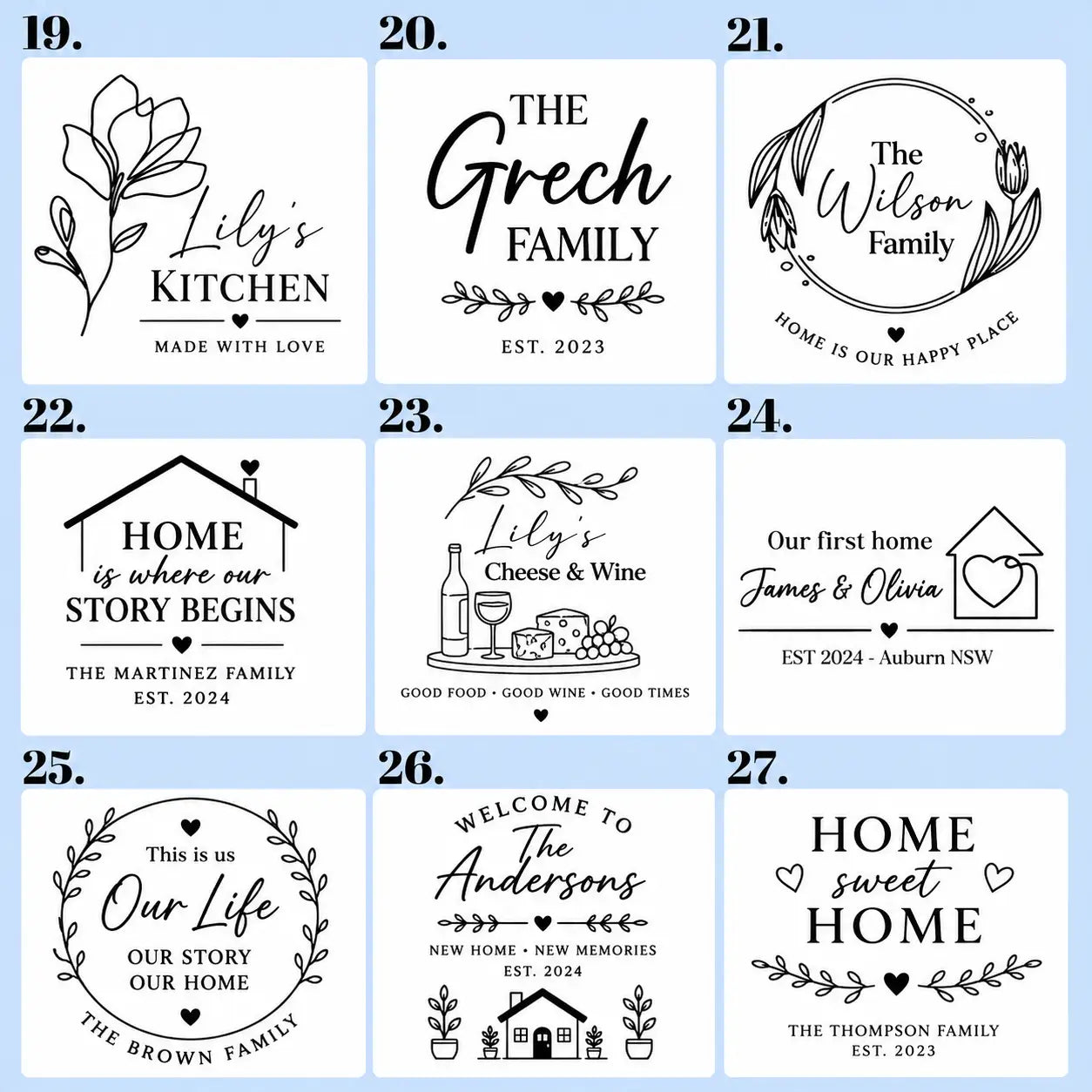 Engraved Serving Board gift Personalised | Home Gift & Housewarming Board
