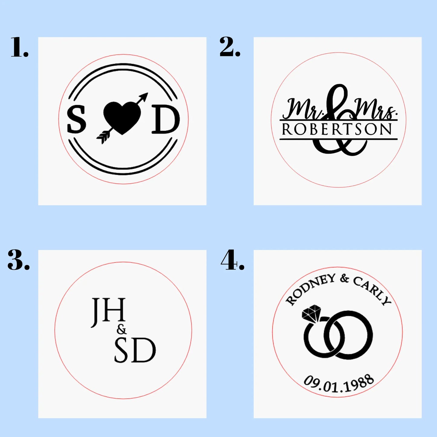 Wedding Ring Holder – UV Printed Box for Bride and Groom Evermore Gifts & Favours