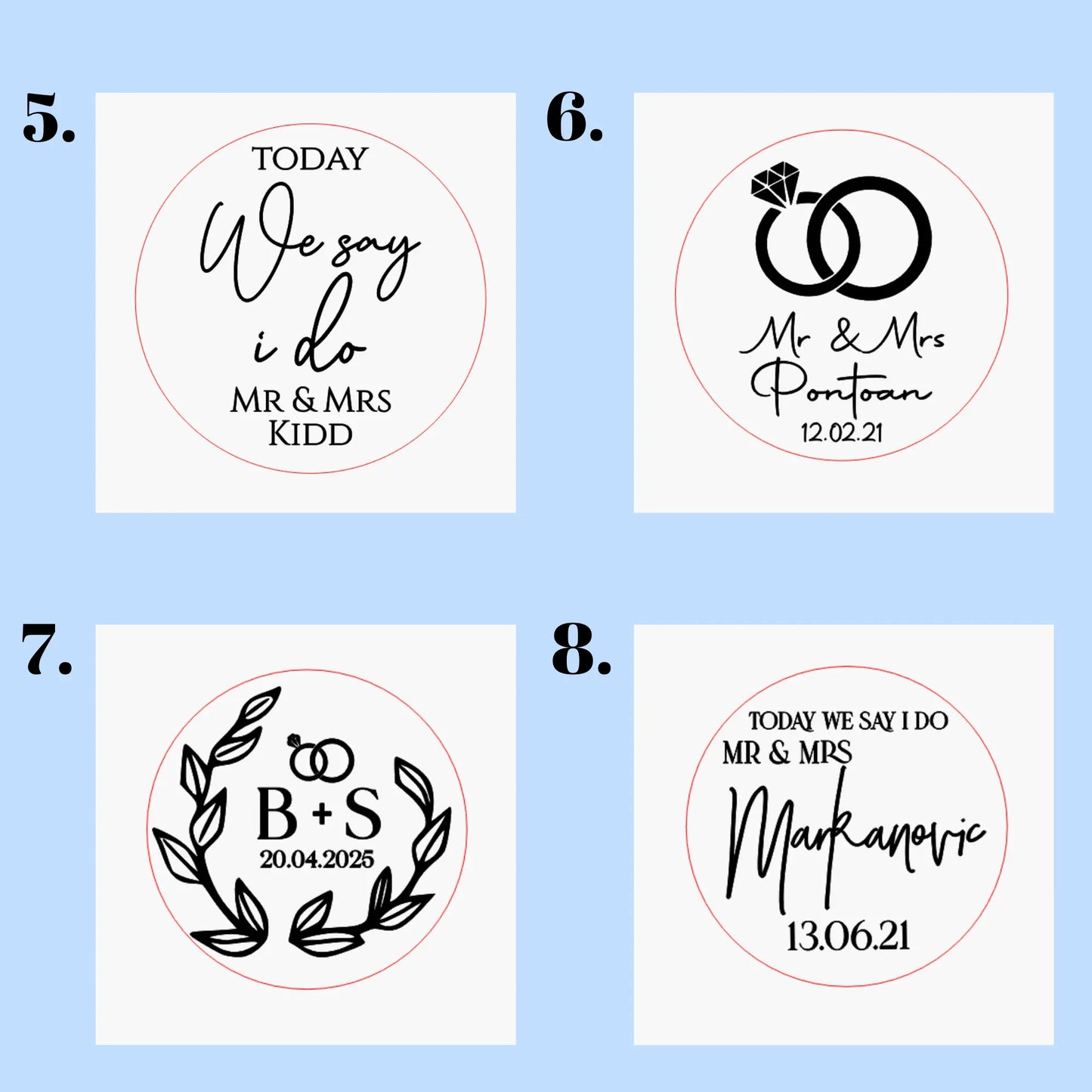 Wedding Ring Holder – UV Printed Box for Bride and Groom Evermore Gifts & Favours