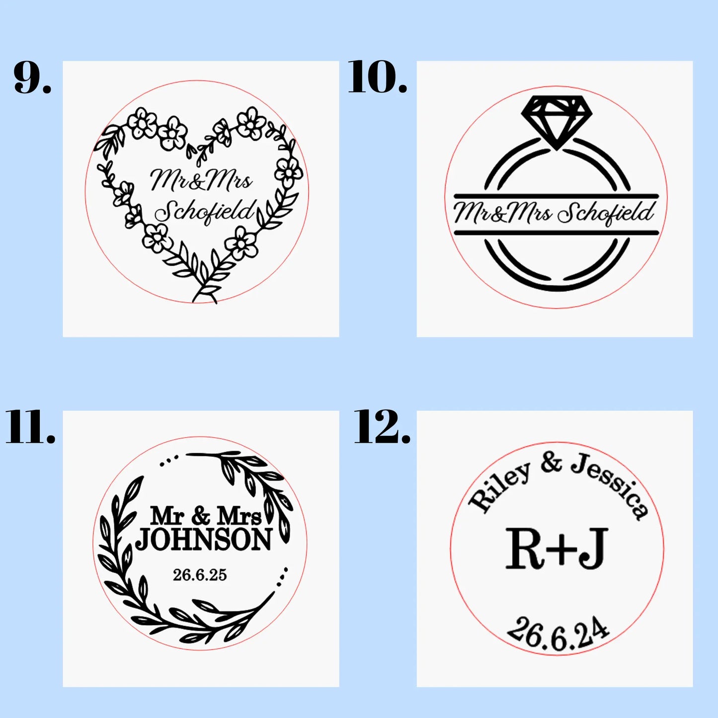 Wedding Ring Holder – UV Printed Box for Bride and Groom Evermore Gifts & Favours