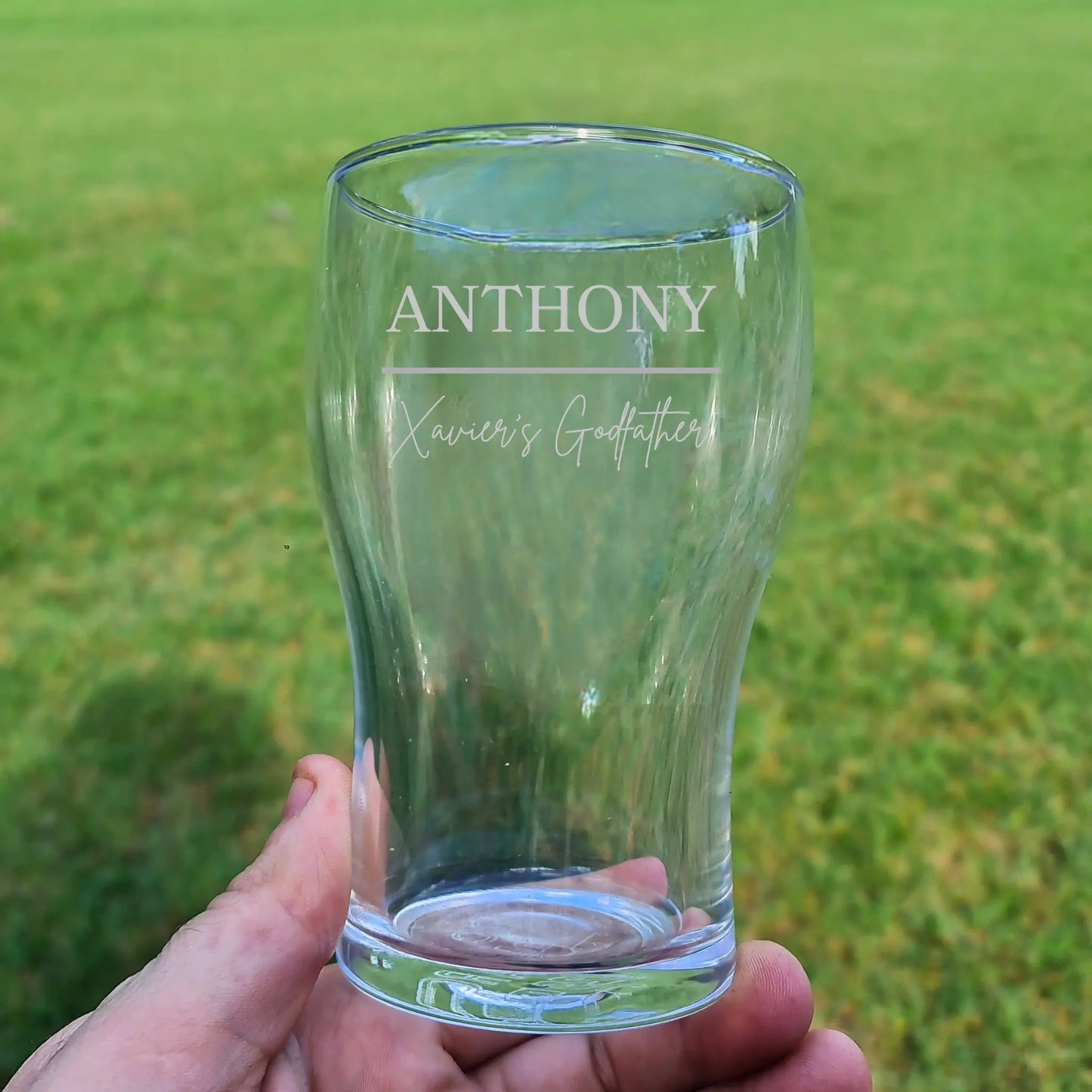 400ML Laser Etched Schooner Glass Evermore Gifts & Favours