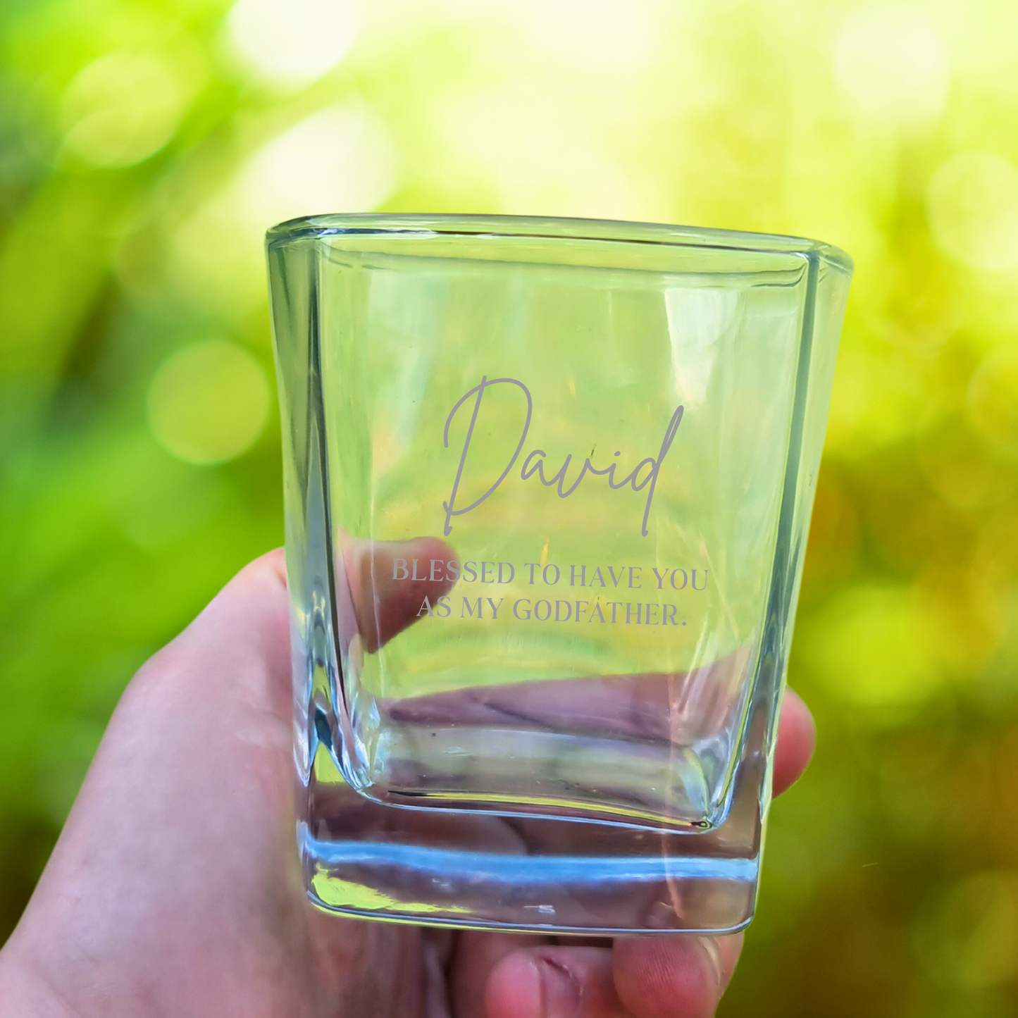 Personalised Laser-Etched Scotch Glass