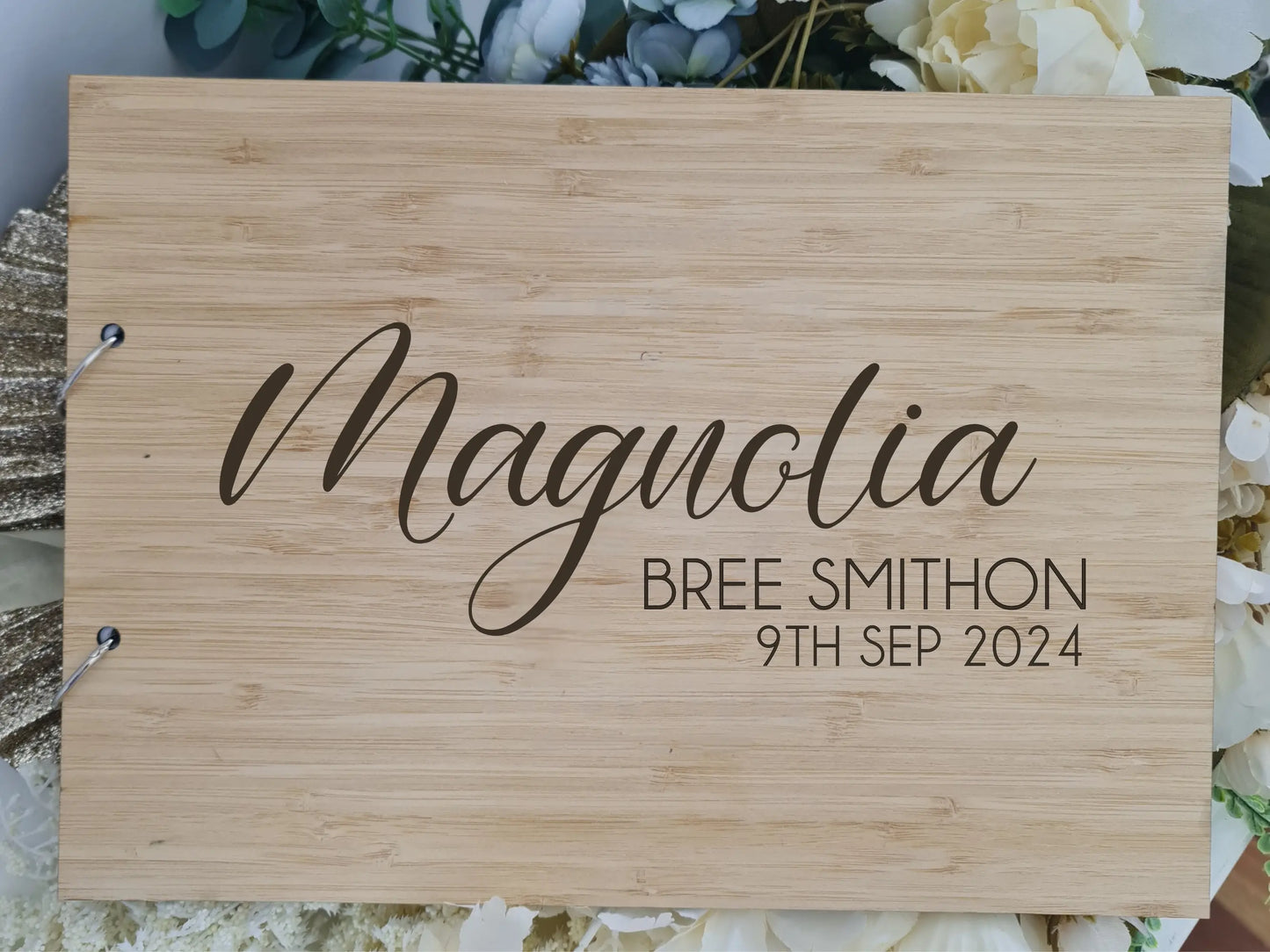 Custom Baby Record Book – Personalised First Year Journal Evermore Gifts & Favours