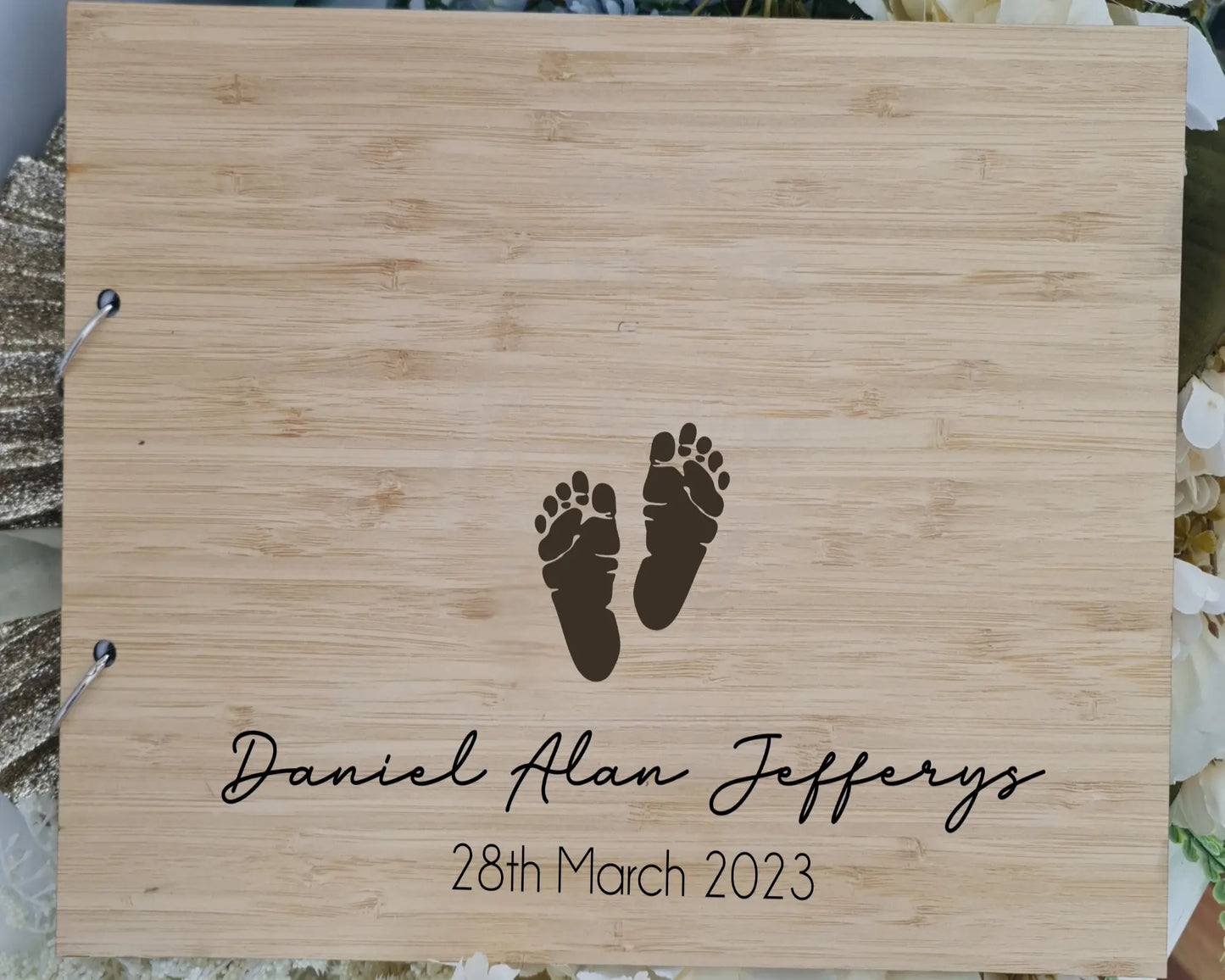 Personalised Baby Book – Custom Name Memory Keepsake Evermore Gifts & Favours