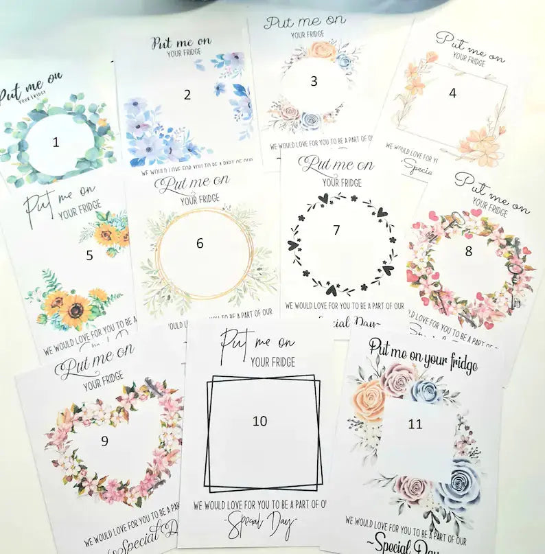 Engraved Save the Date Disk with Magnet – Rustic Wooden Design Evermore Gifts & Favours