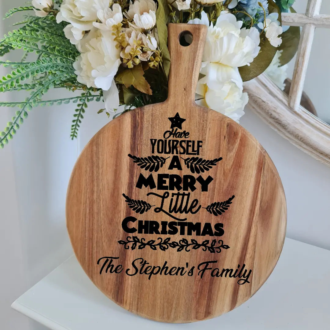 Engraved Christmas Board – Personalised Gift for Family & Friends Evermore Gifts & Favours