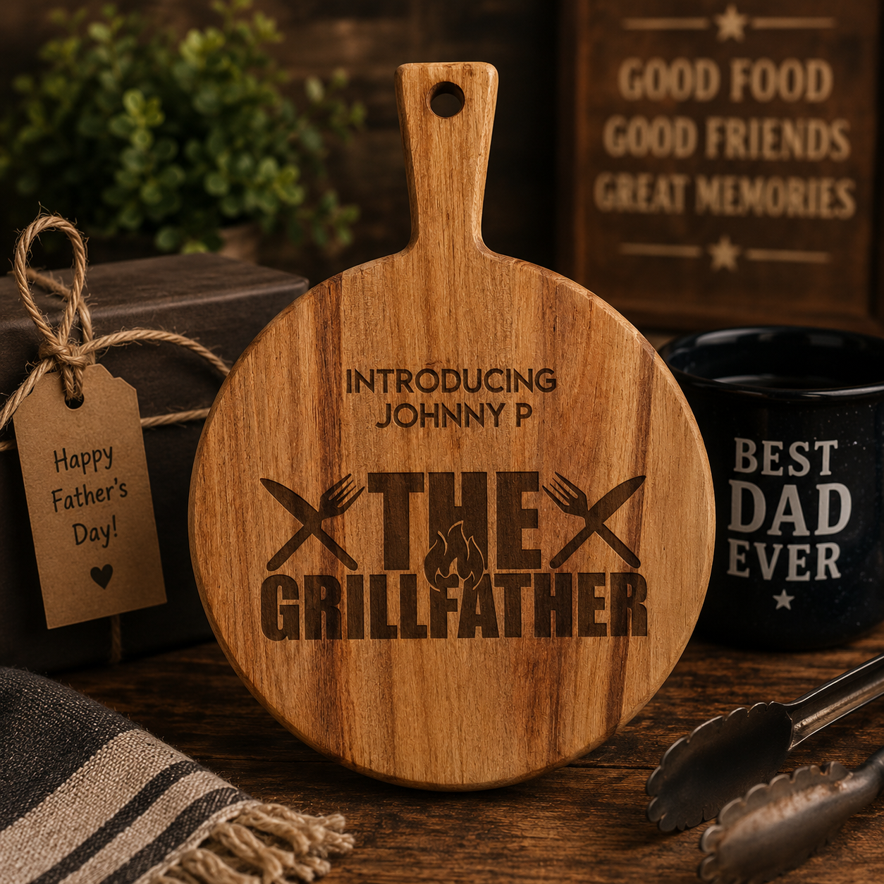 Personalised Laser Etched Serving Boards