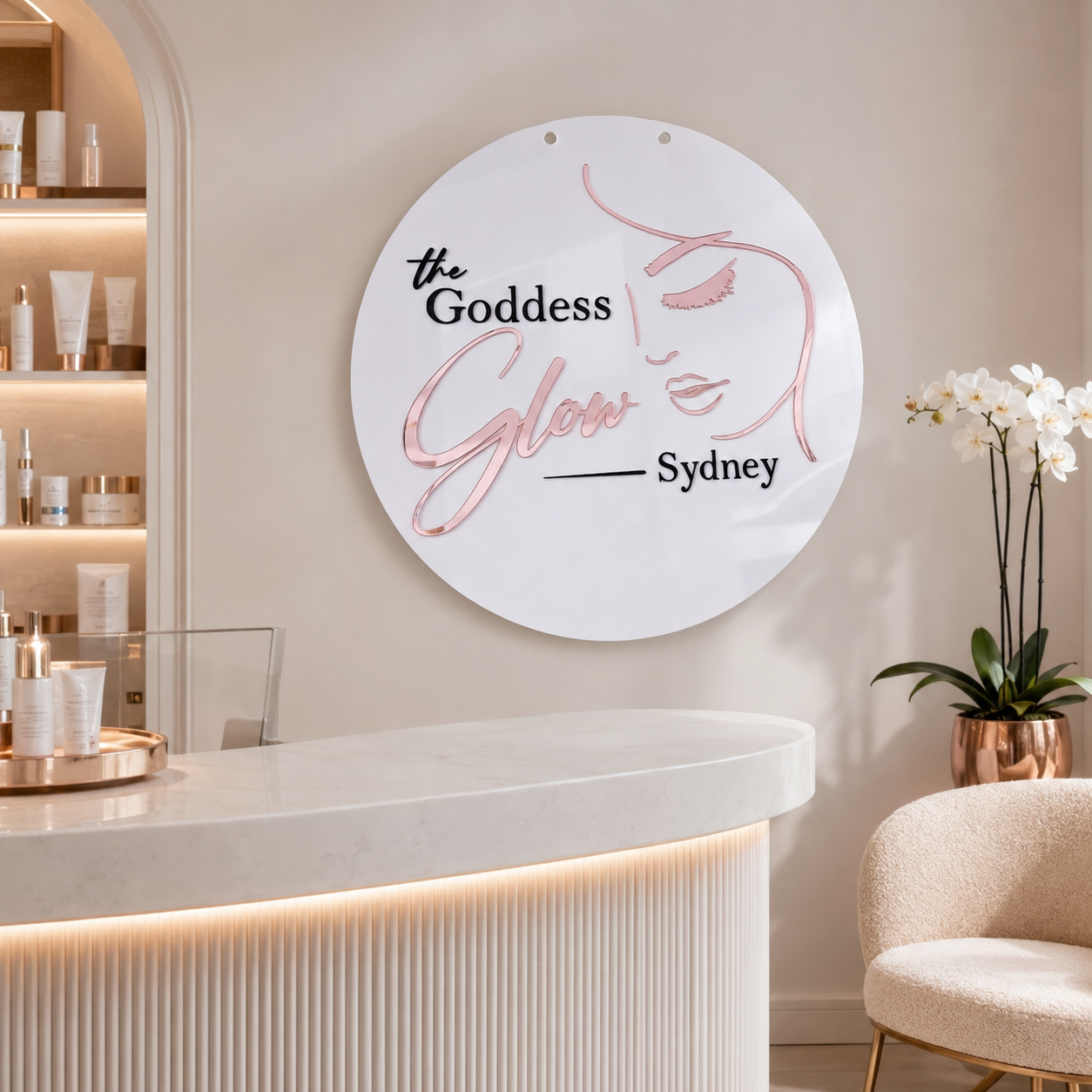 Personalised Business Sign | Custom Acrylic Logo Display