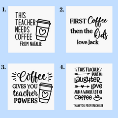 Teacher Gift Card Holder – Personalised End of Year Thank You Gift