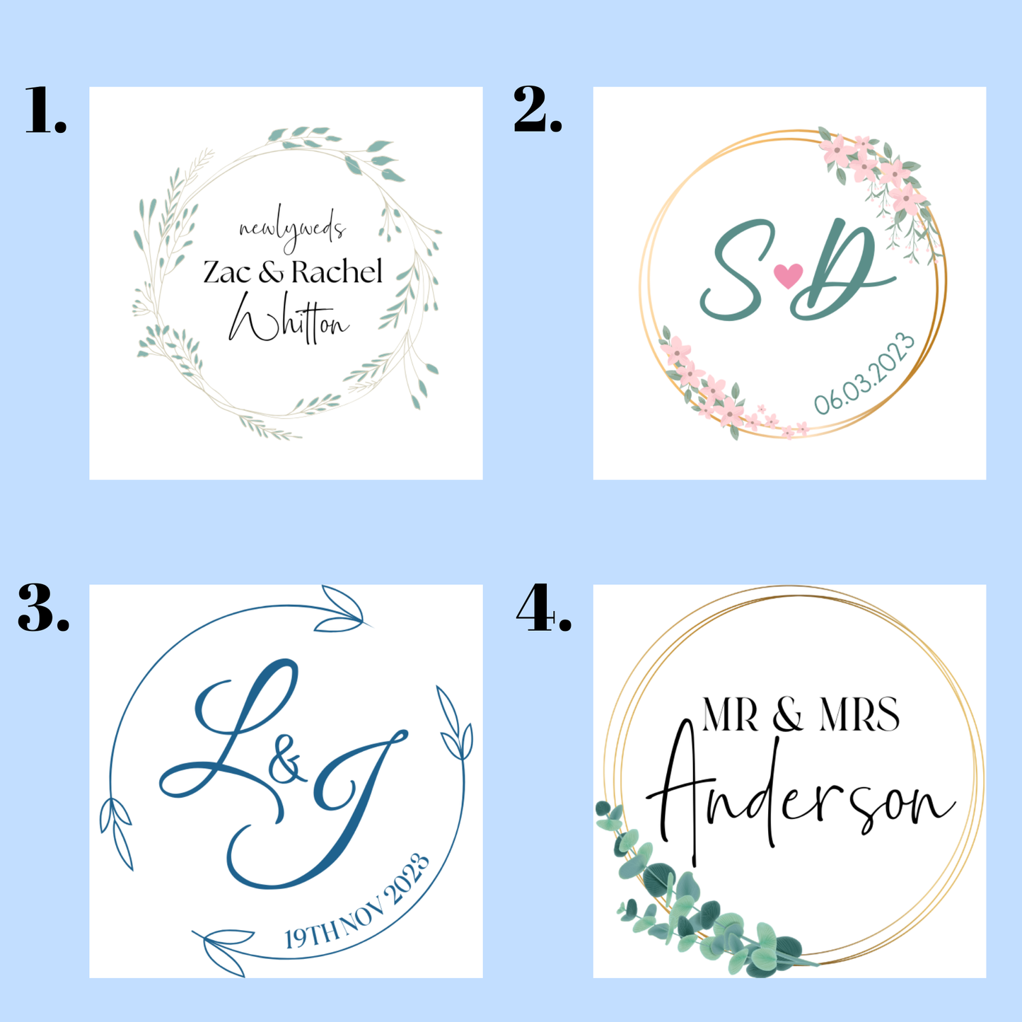 Proposal Ring Box – Custom Printed with Names or Dates