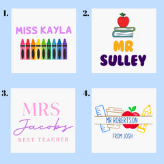 Printed Teacher Clipboard – Personalised School Gift