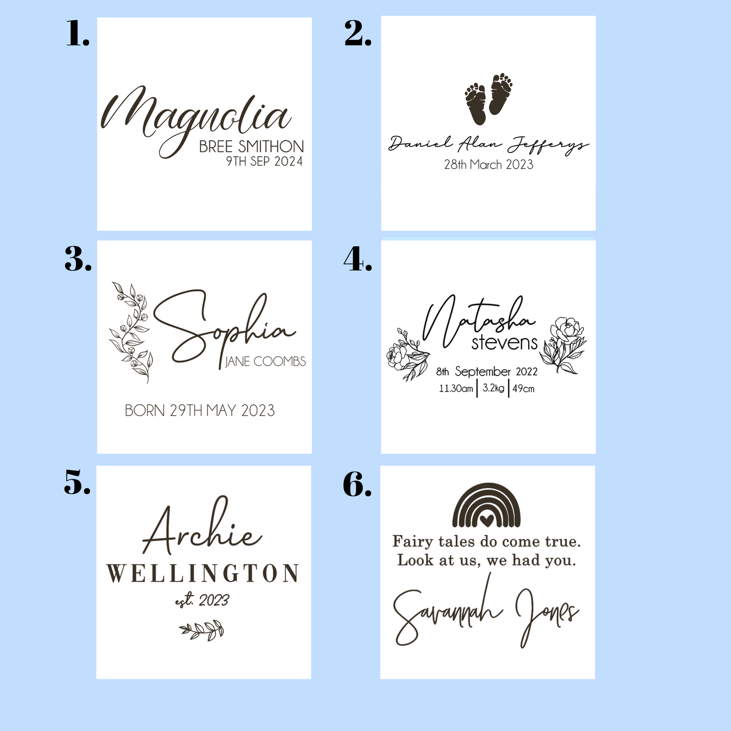 Custom Baby Record Book – Personalised First Year Journal