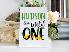 Animal Theme Birthday Sign – Jungle, Farm & More