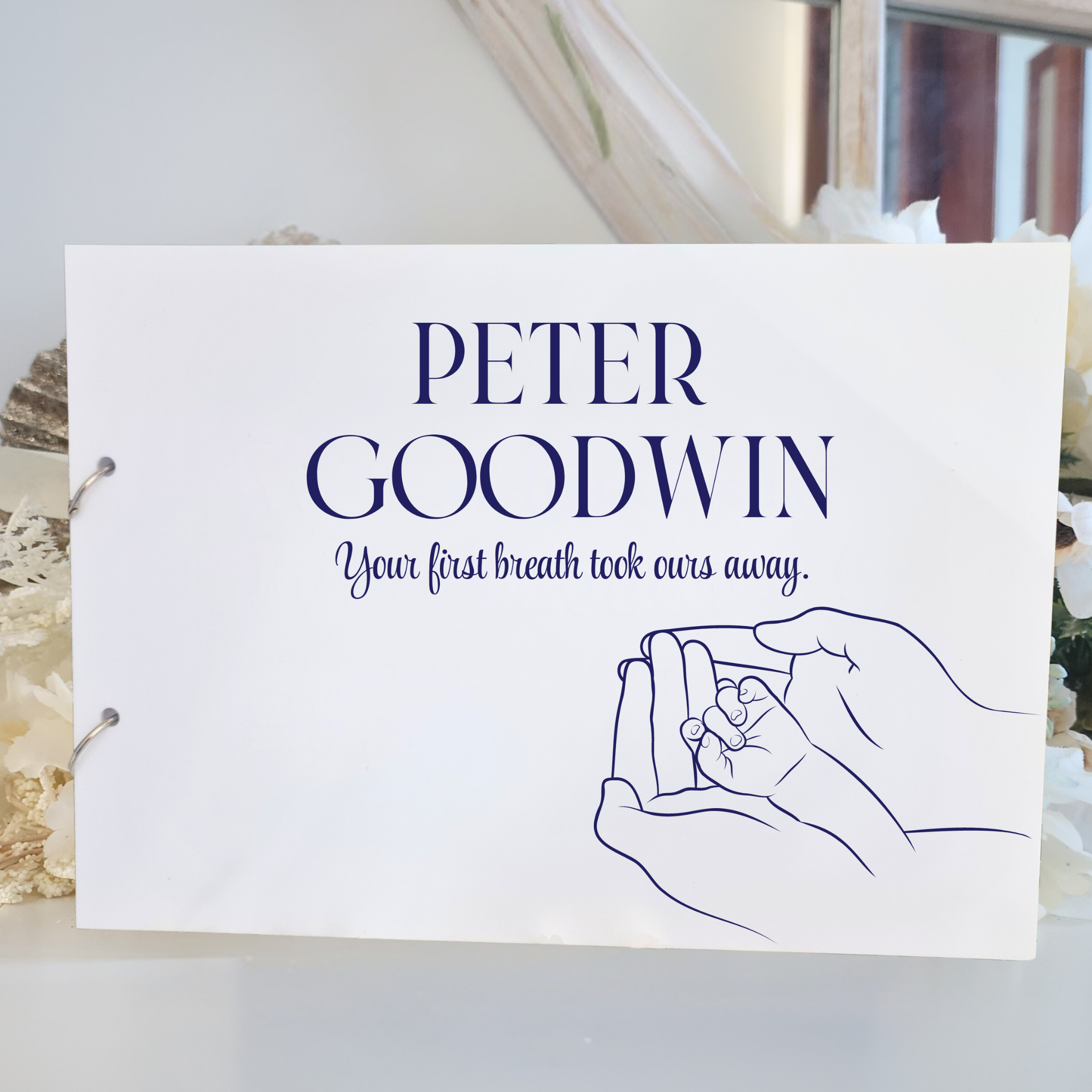 Custom Baby Scrapbook – Personalised First Year Keepsake