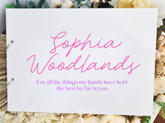 Personalised Baby Record Journal – Custom Keepsake Album