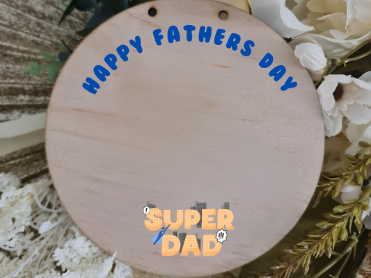 DIY Father’s Day Plaque – Personalised Craft Gift for Kids to Decorate