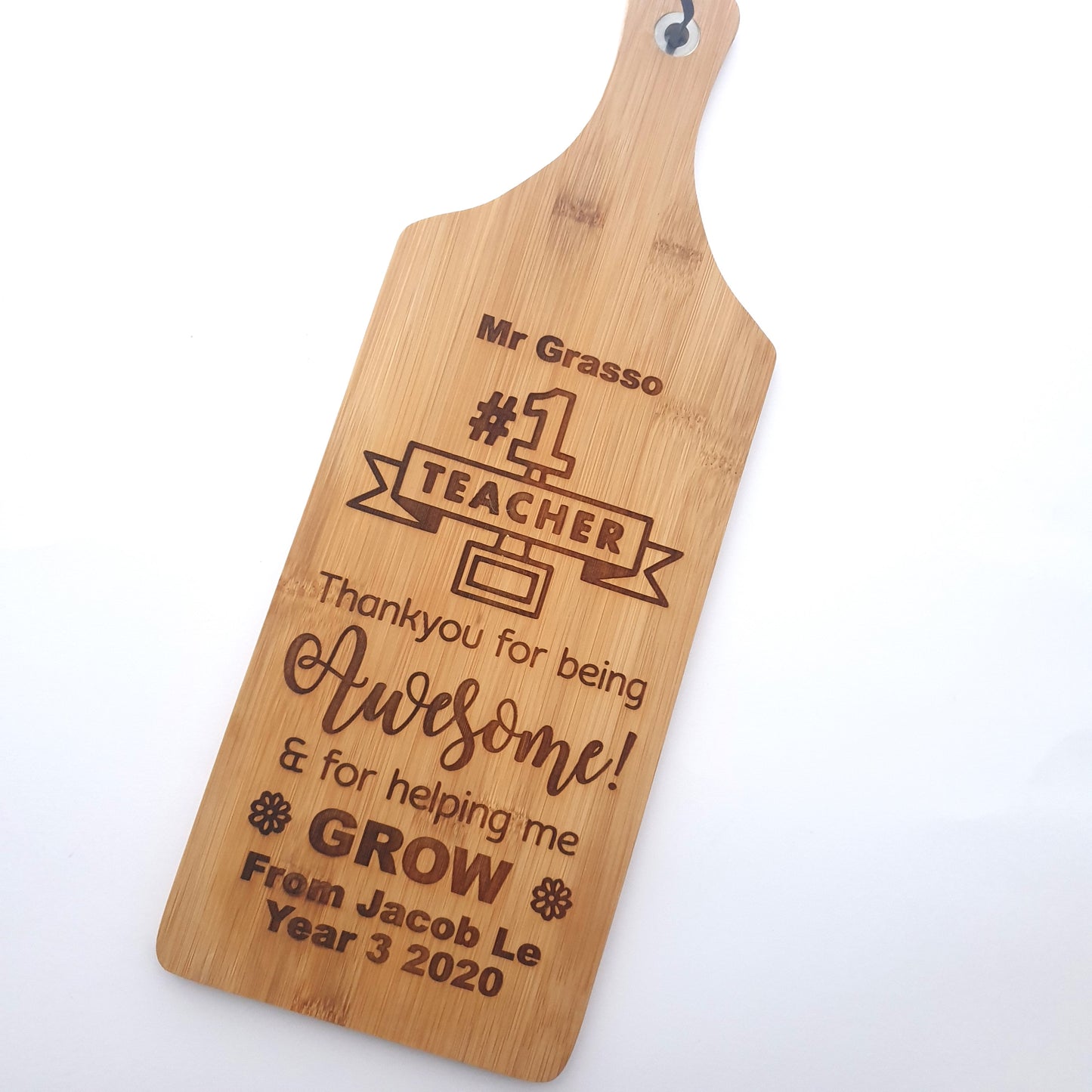Teacher Appreciation Serving Board – Custom Personalised Gift