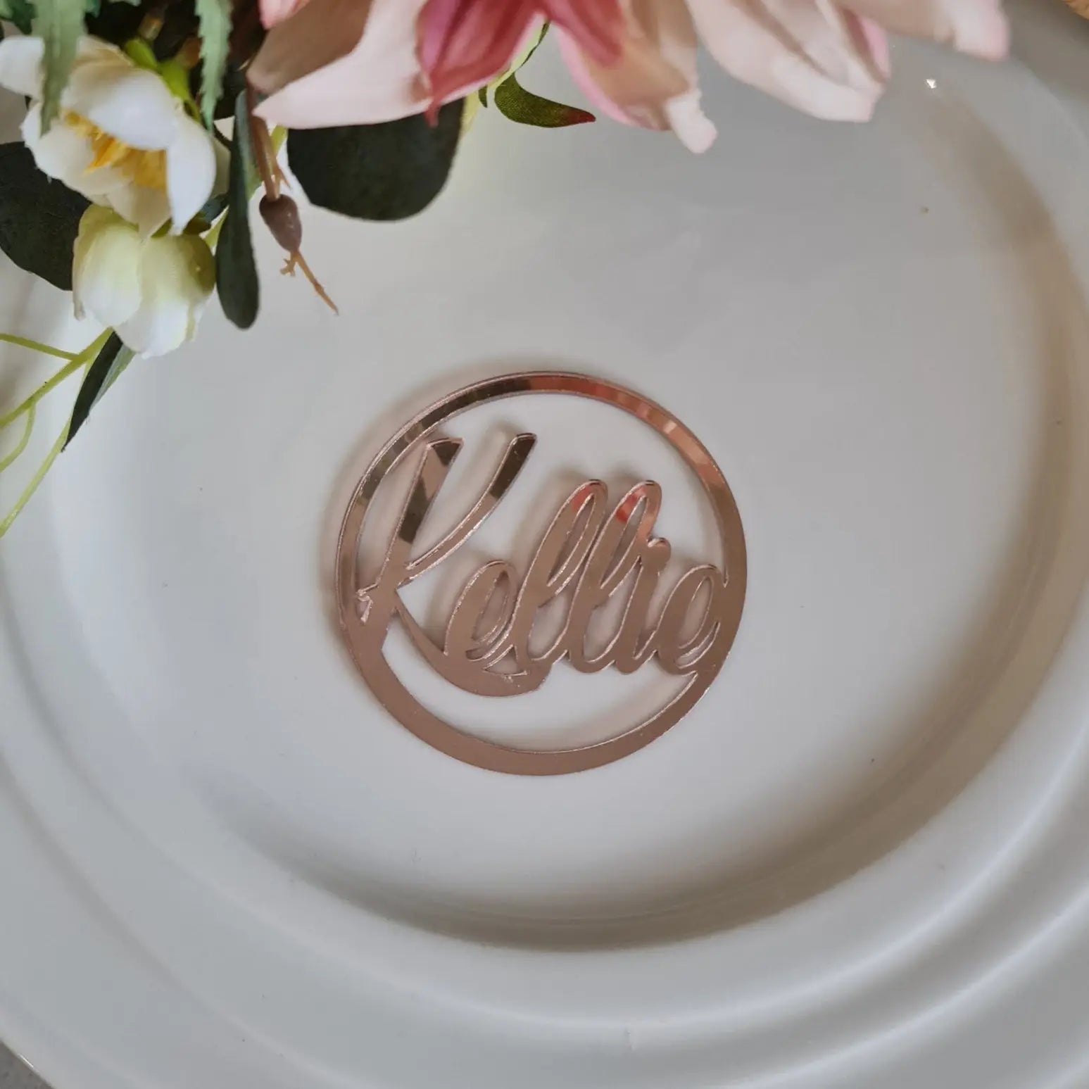 Minimalist Wedding Place Cards – Personalised Names in Clean Design Evermore Gifts & Favours